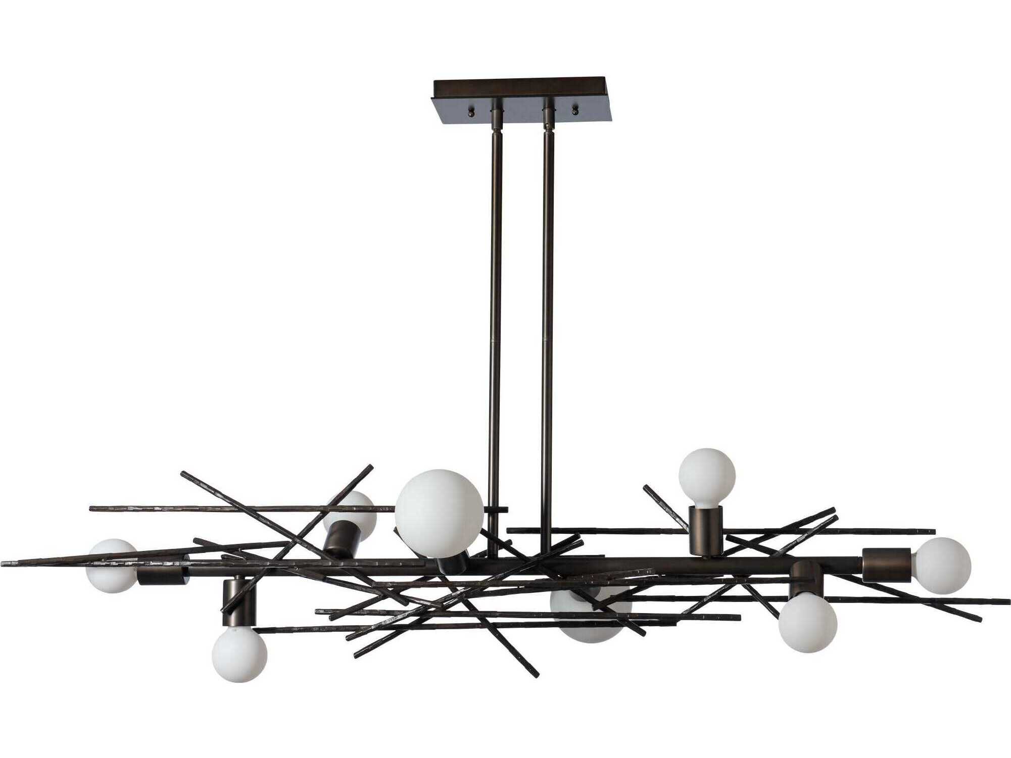 Hubbardton Forge Brindille 8-Light Linear Island Pendant