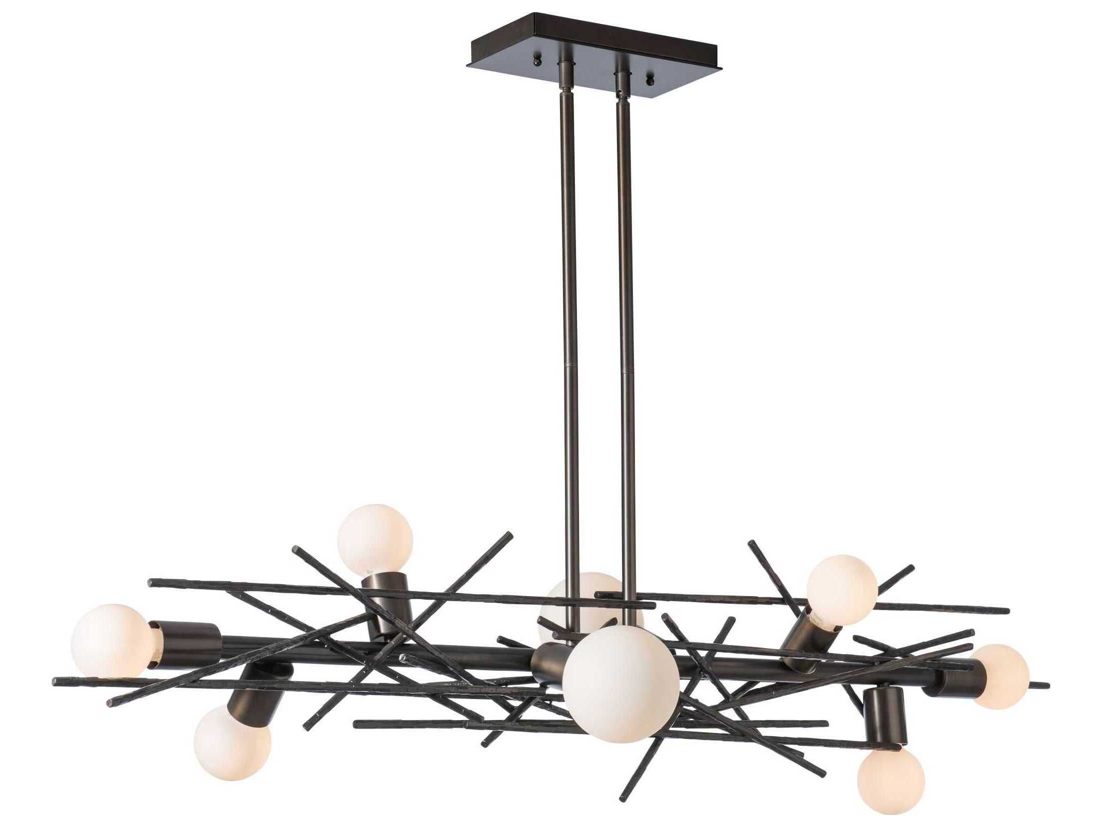 Hubbardton Forge Brindille 8-Light Linear Island Pendant