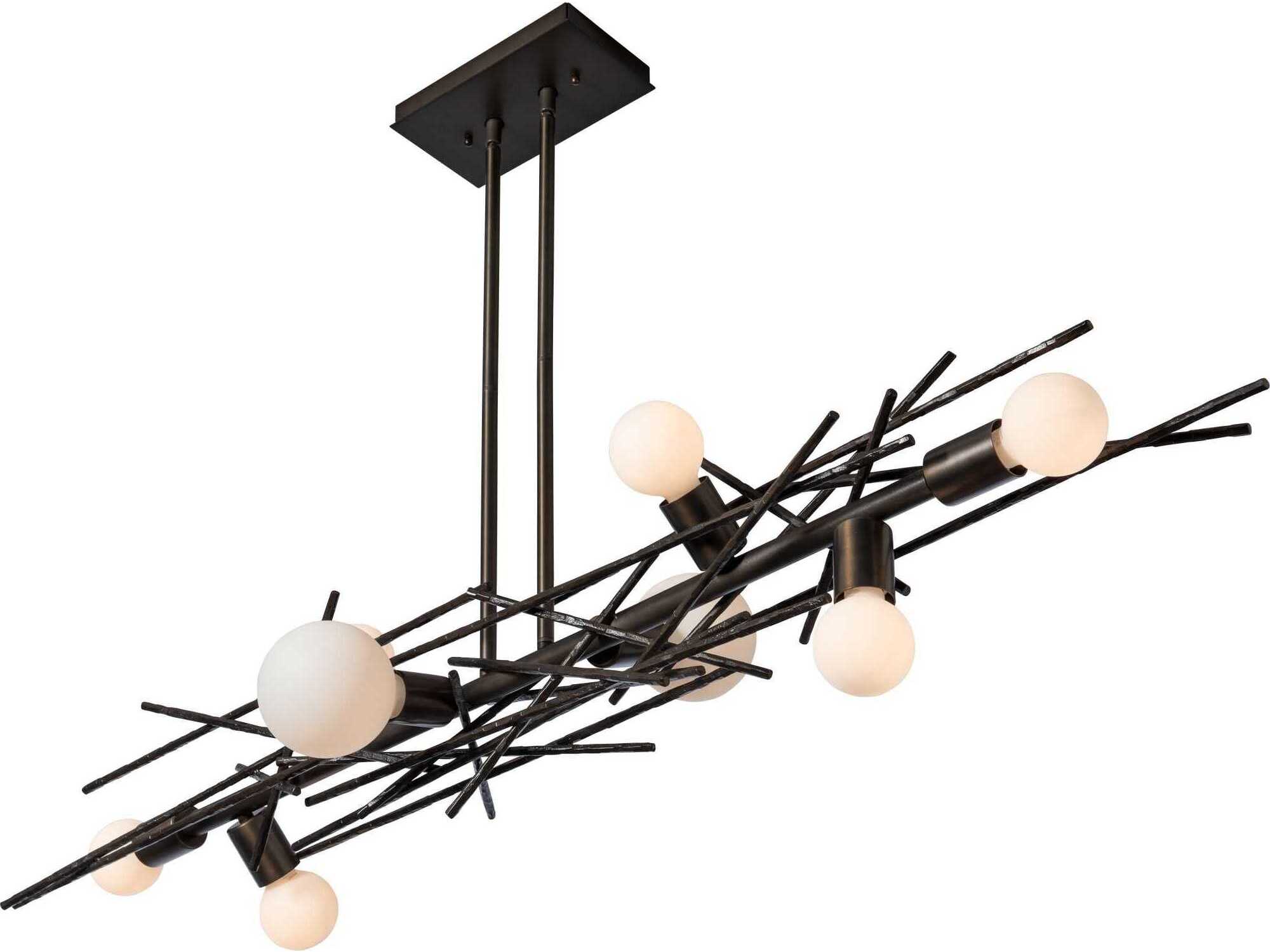 Hubbardton Forge Brindille 8-Light Linear Island Pendant