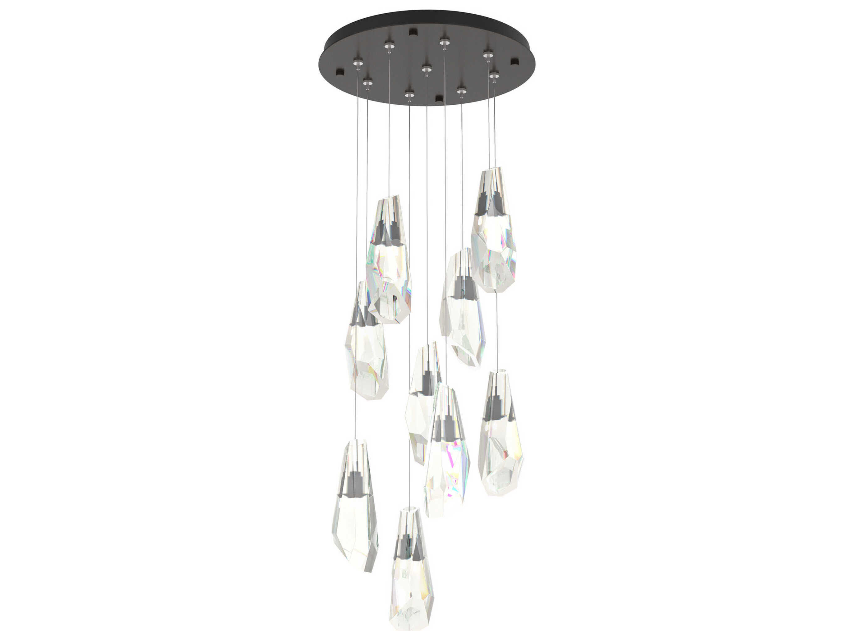 Hubbardton Forge Luma 9-Light Crystal Pendant