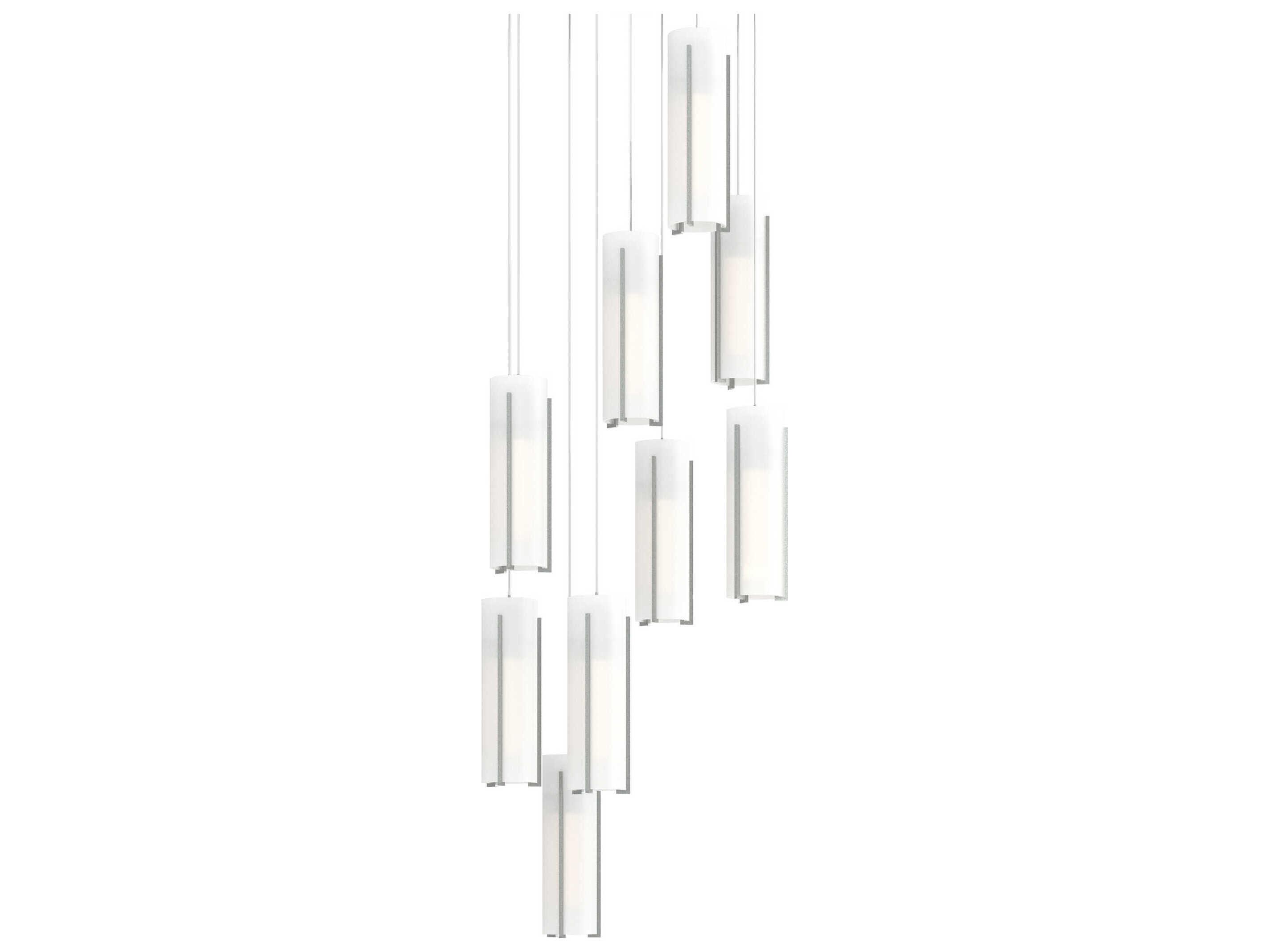 Hubbardton Forge Exos 9-Light Glass Cylinder Pendant