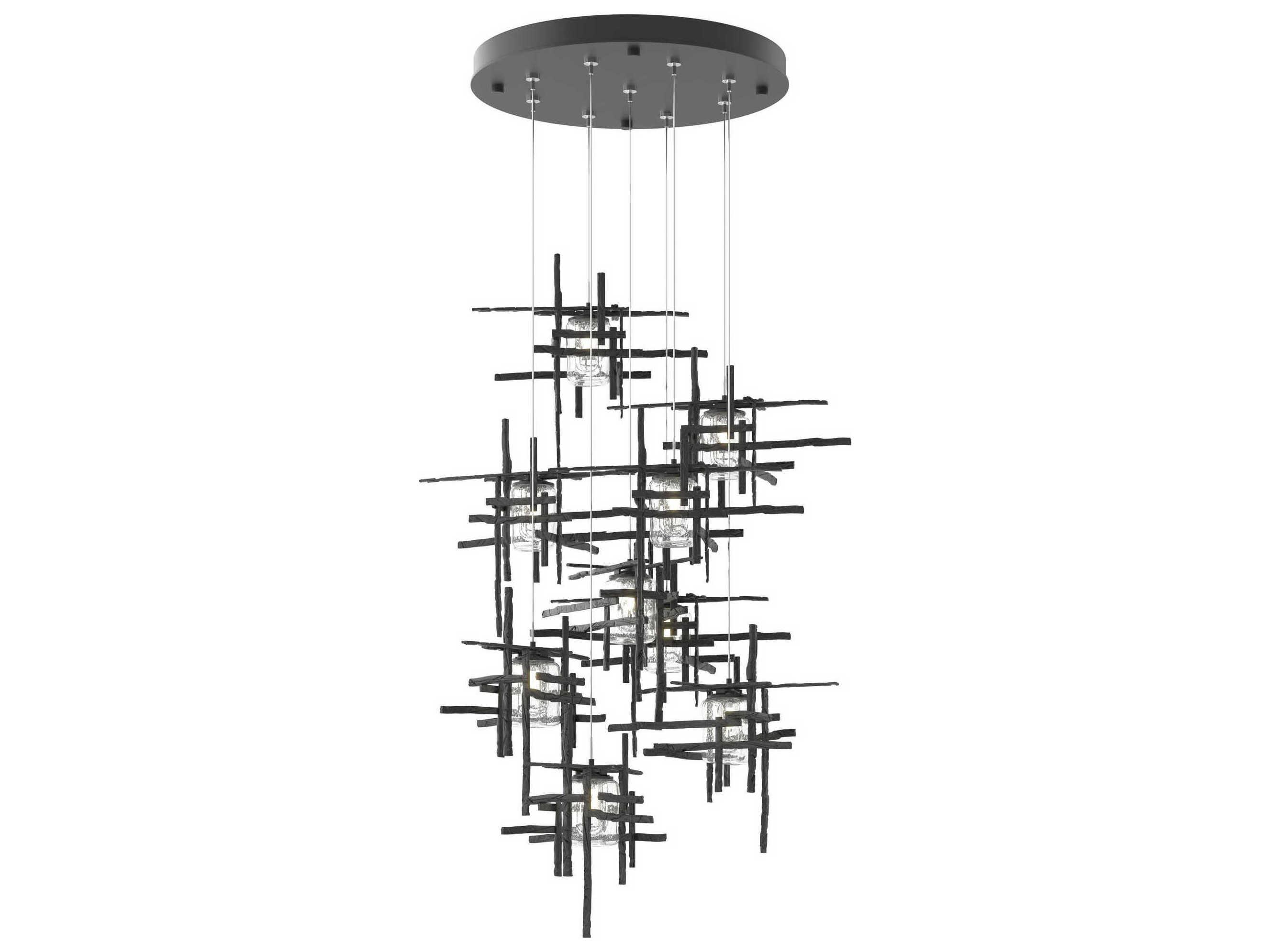 Hubbardton Forge Tura 9-Light Glass Pendant