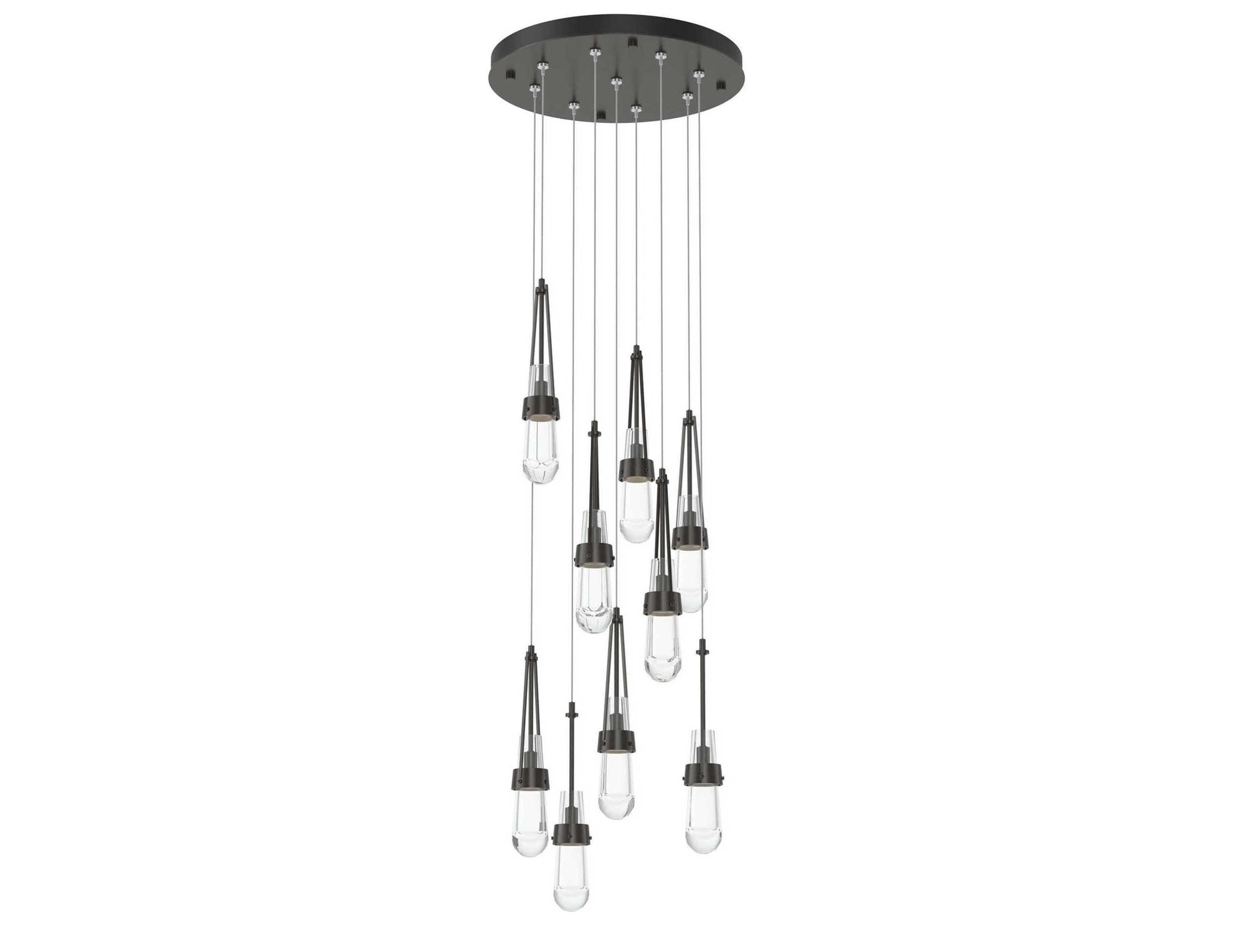 Hubbardton Forge Link 9-Light Glass Pendant