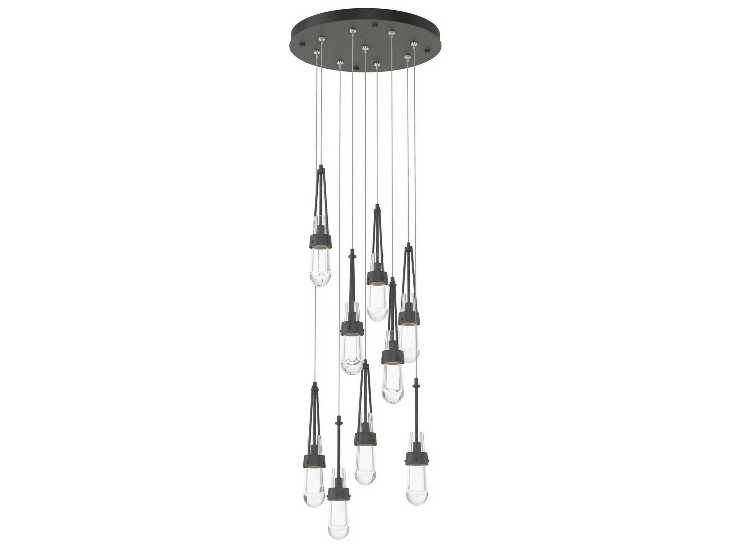 Hubbardton Forge Link 9-Light Glass Pendant