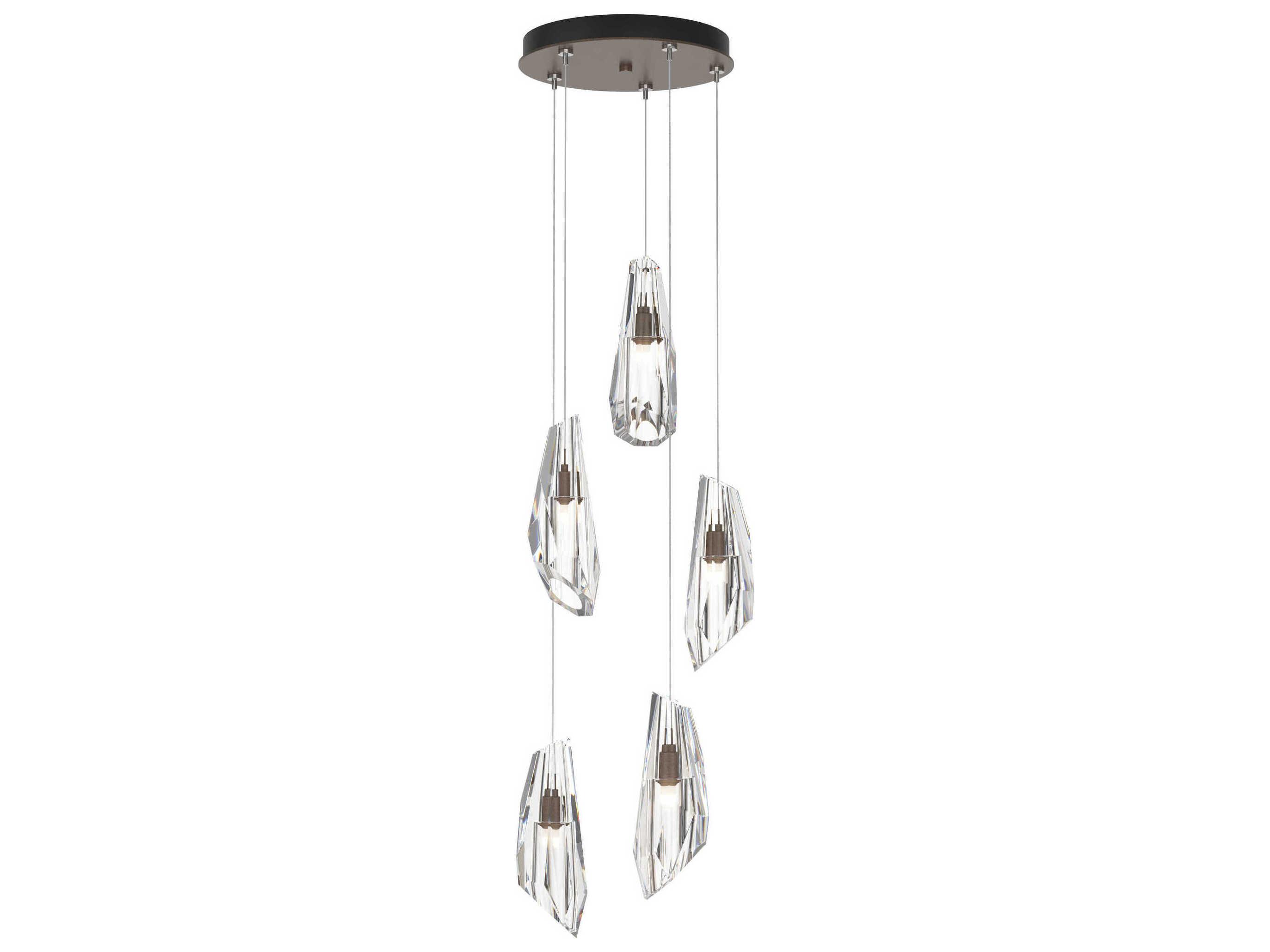 Hubbardton Forge Luma 5-Light Crystal LED Pendant