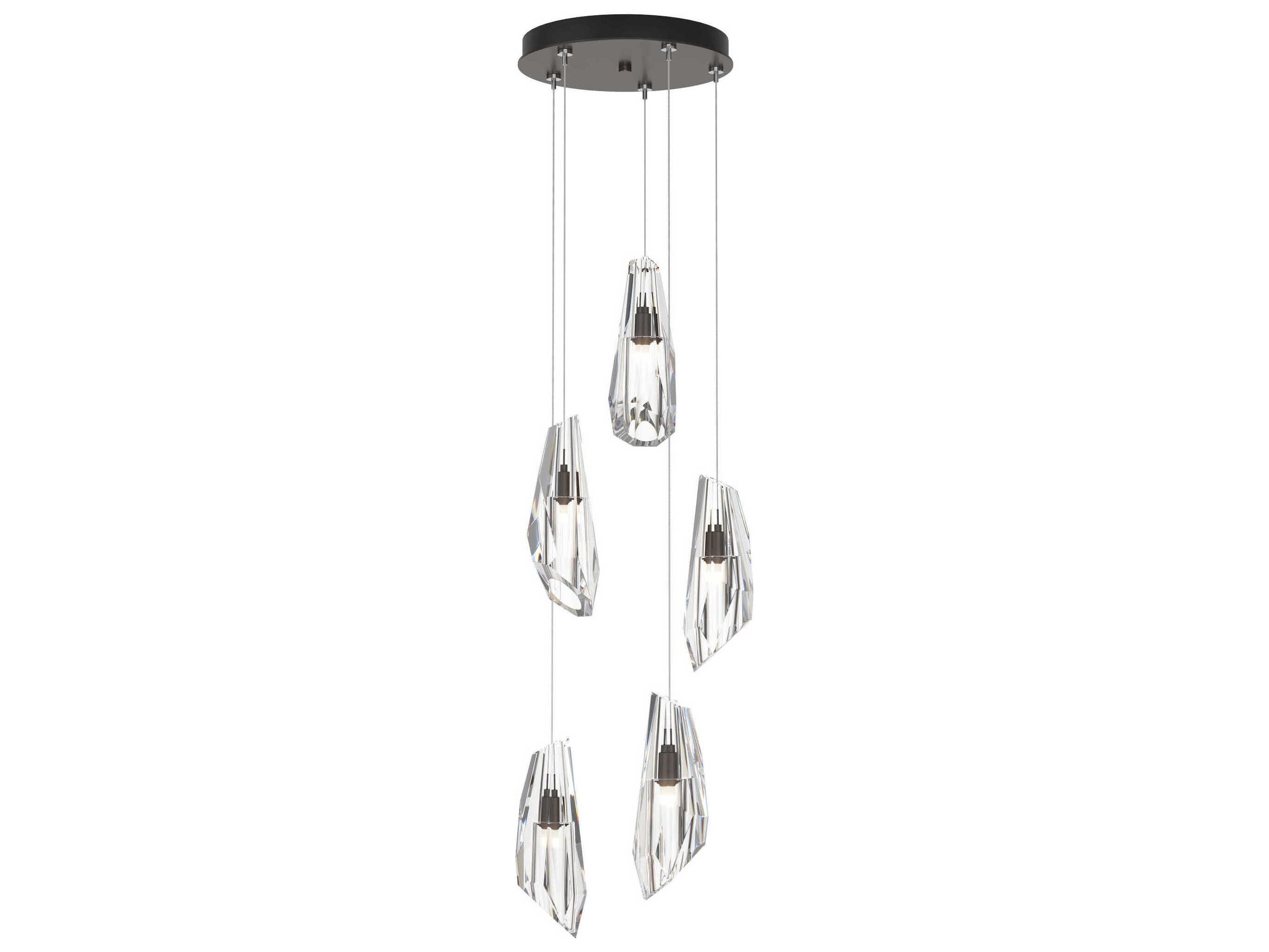 Hubbardton Forge Luma 5-Light Crystal LED Pendant