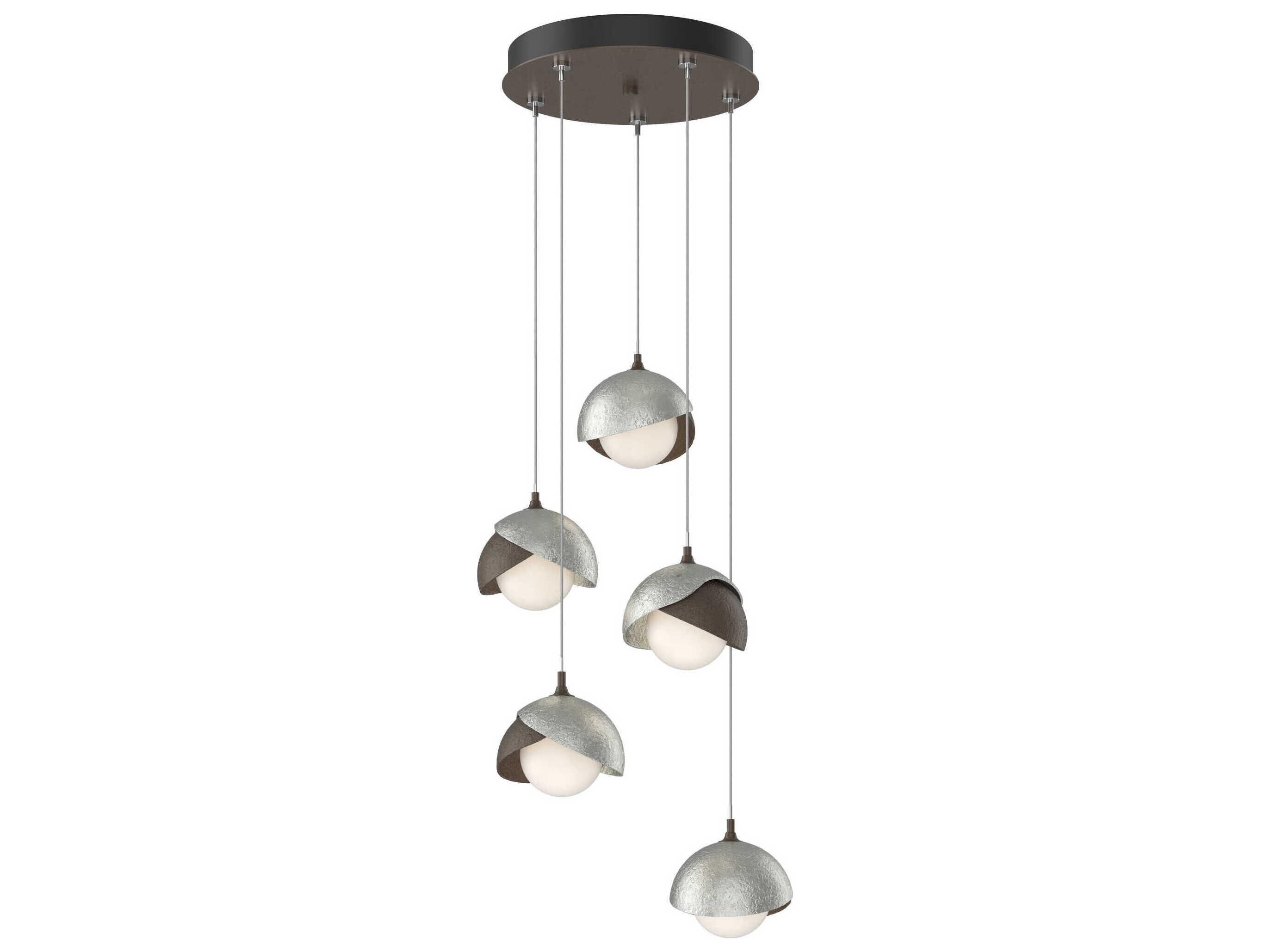 Hubbardton Forge Brooklyn 5-Light Glass LED Globe Pendant