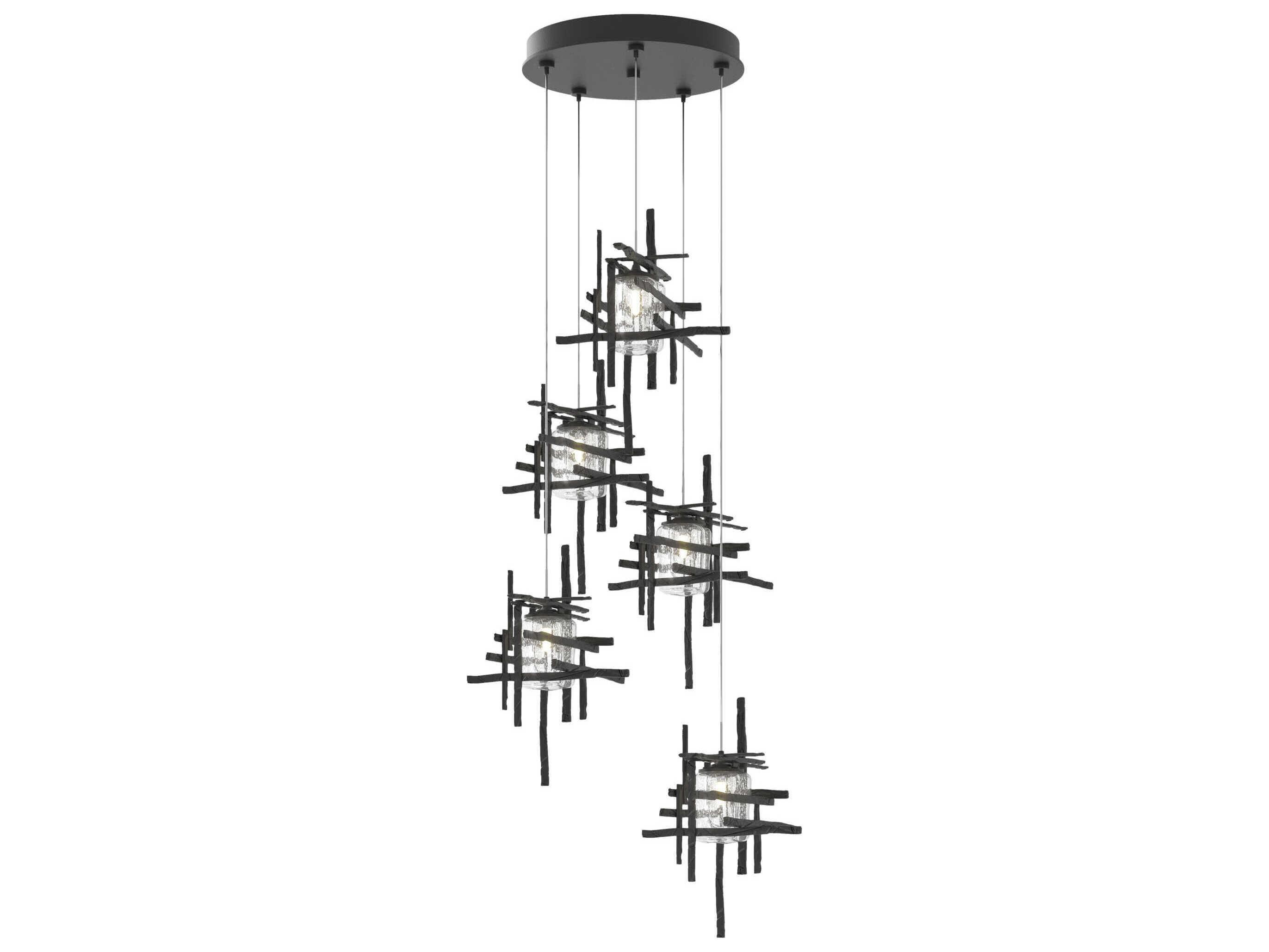 Hubbardton Forge Tura 5-Light Glass LED Pendant
