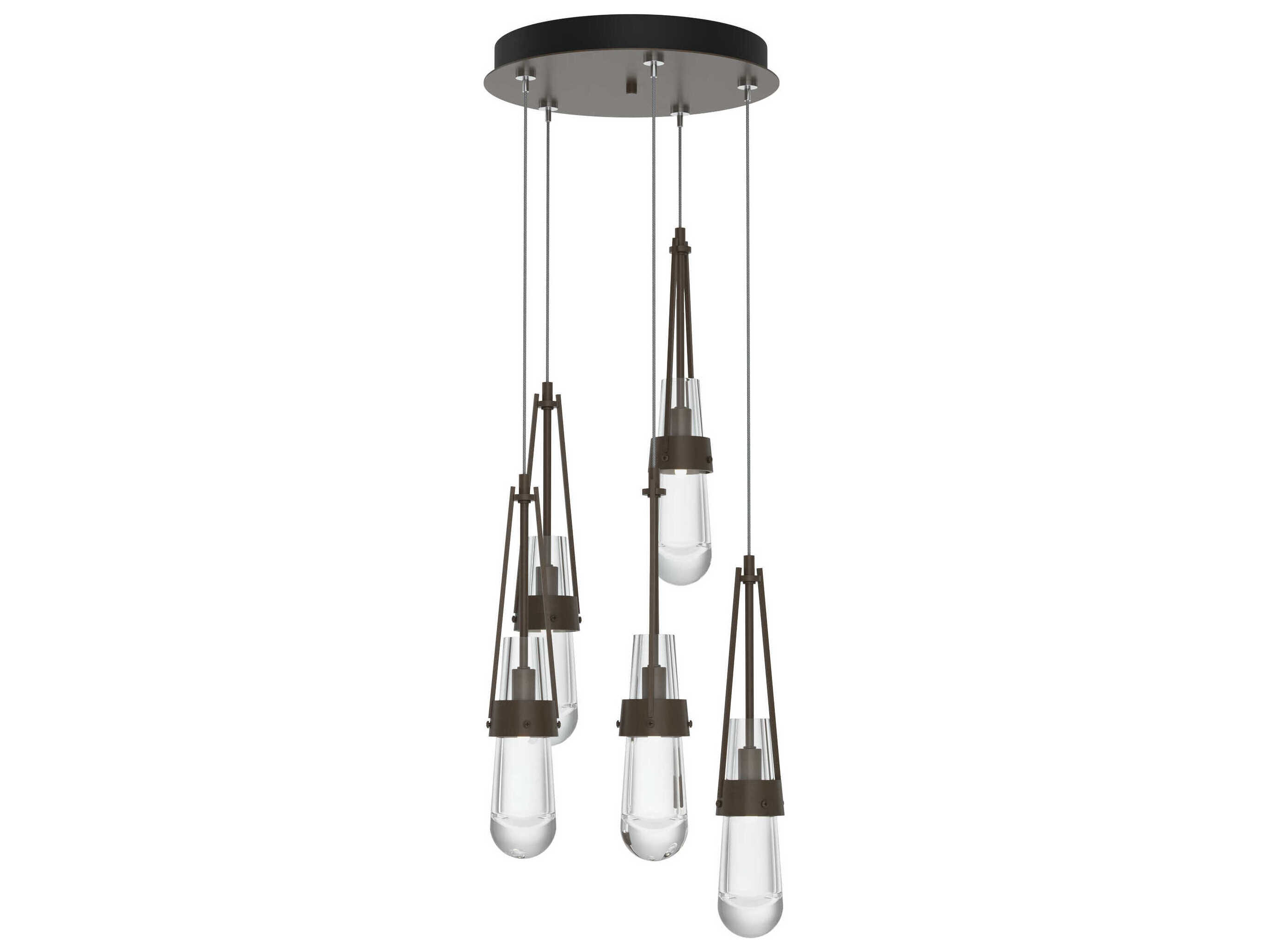 Hubbardton Forge Link 5-Light Glass LED Pendant