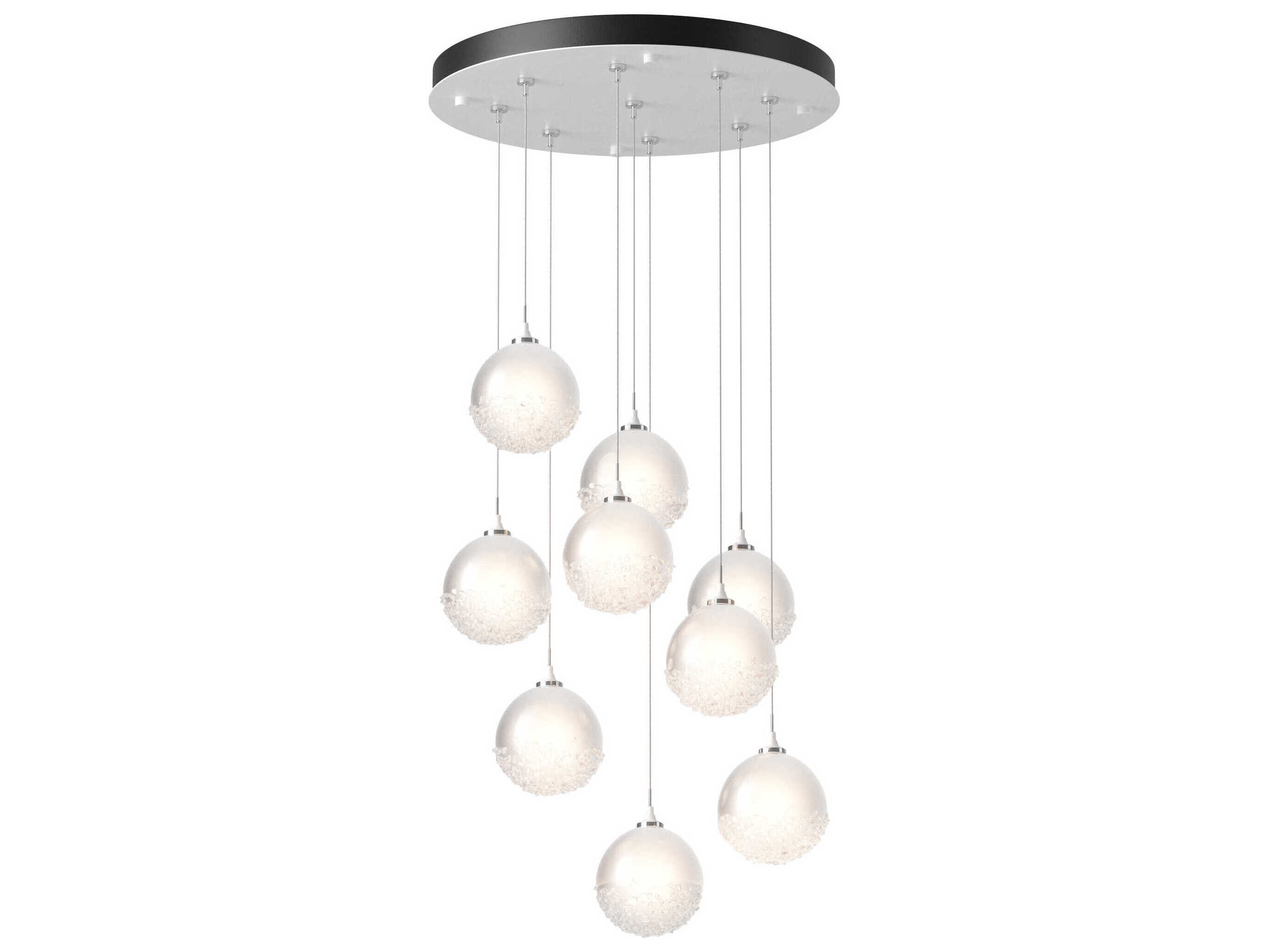 Hubbardton Forge Fritz 9-Light Glass LED Globe Pendant