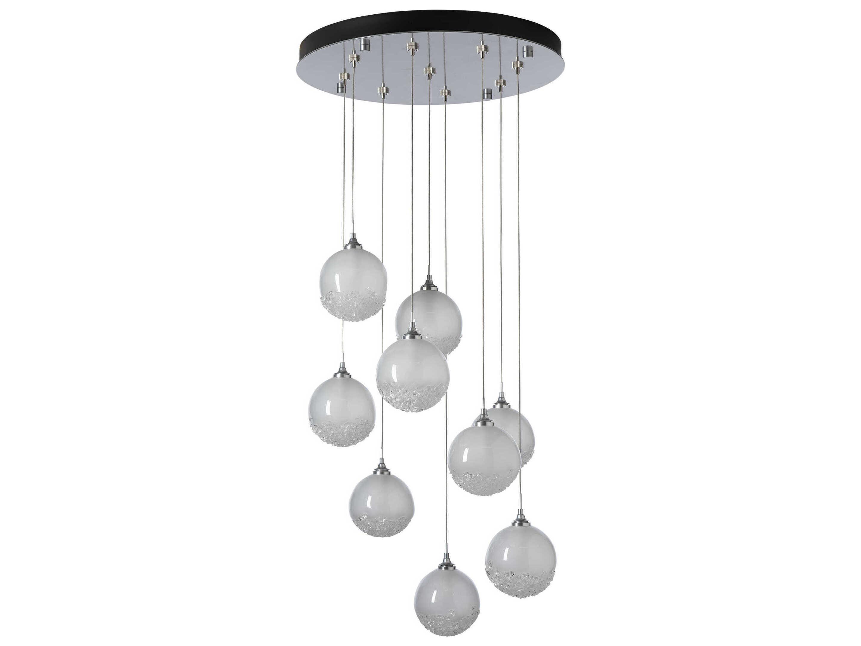 Hubbardton Forge Fritz 9-Light Glass LED Globe Pendant