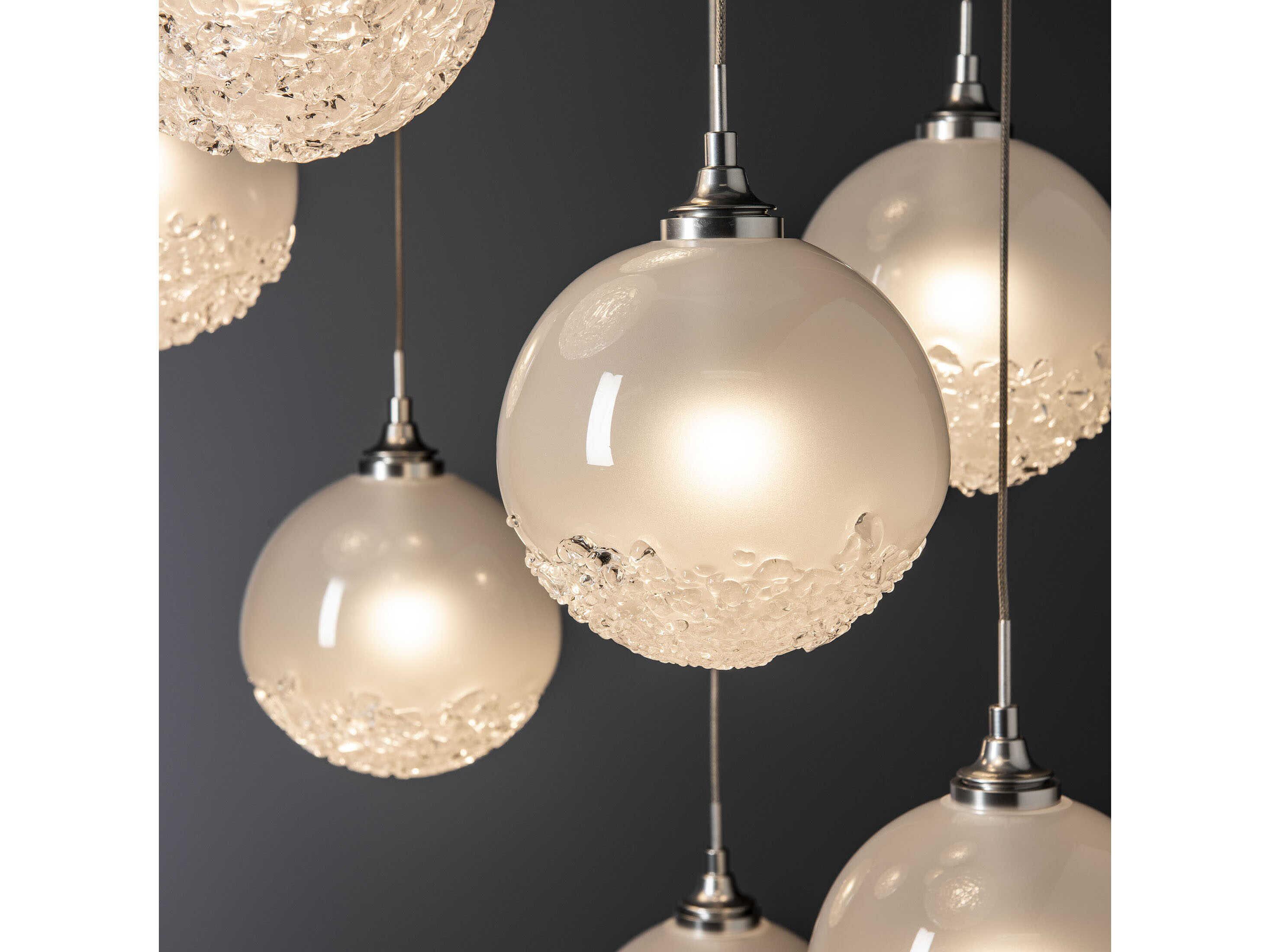 Hubbardton Forge Fritz 9-Light Glass LED Globe Pendant