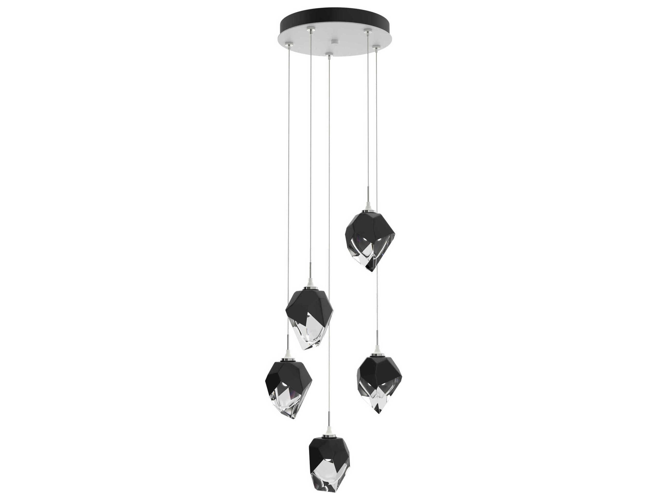 Hubbardton Forge Chrysalis 5-Light Crystal Glass Pendant