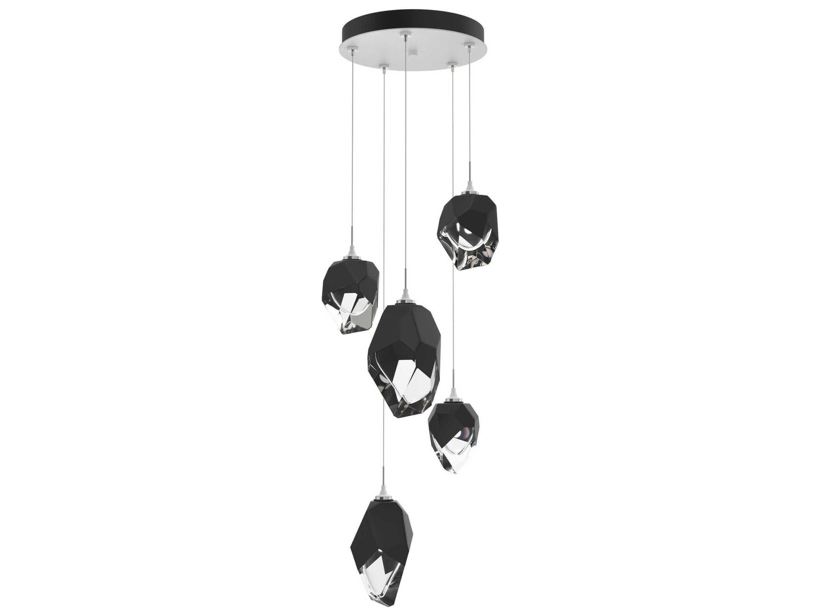 Hubbardton Forge Chrysalis 5-Light Crystal Glass Pendant