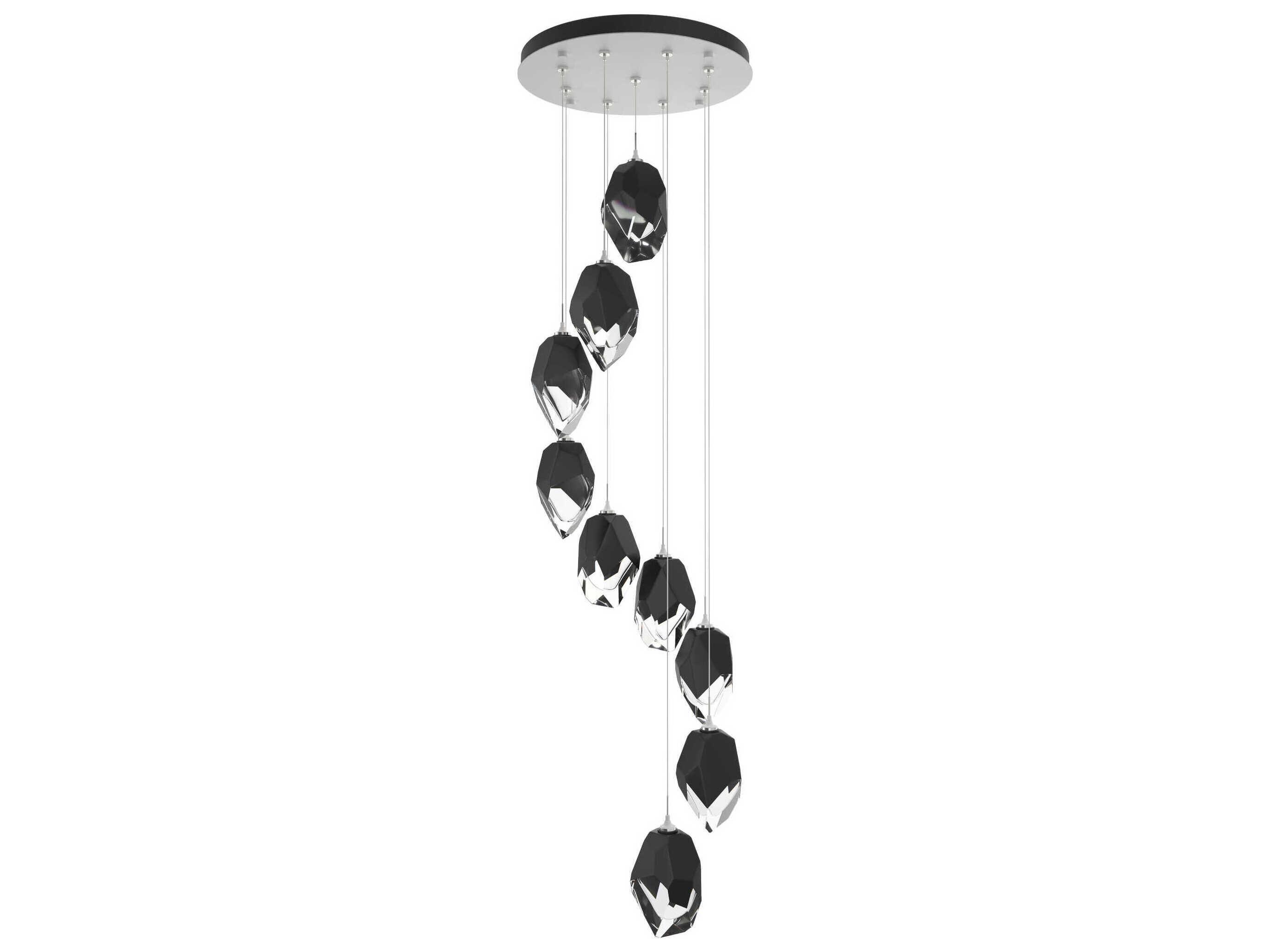 Hubbardton Forge Chrysalis 9-Light Crystal Glass Pendant