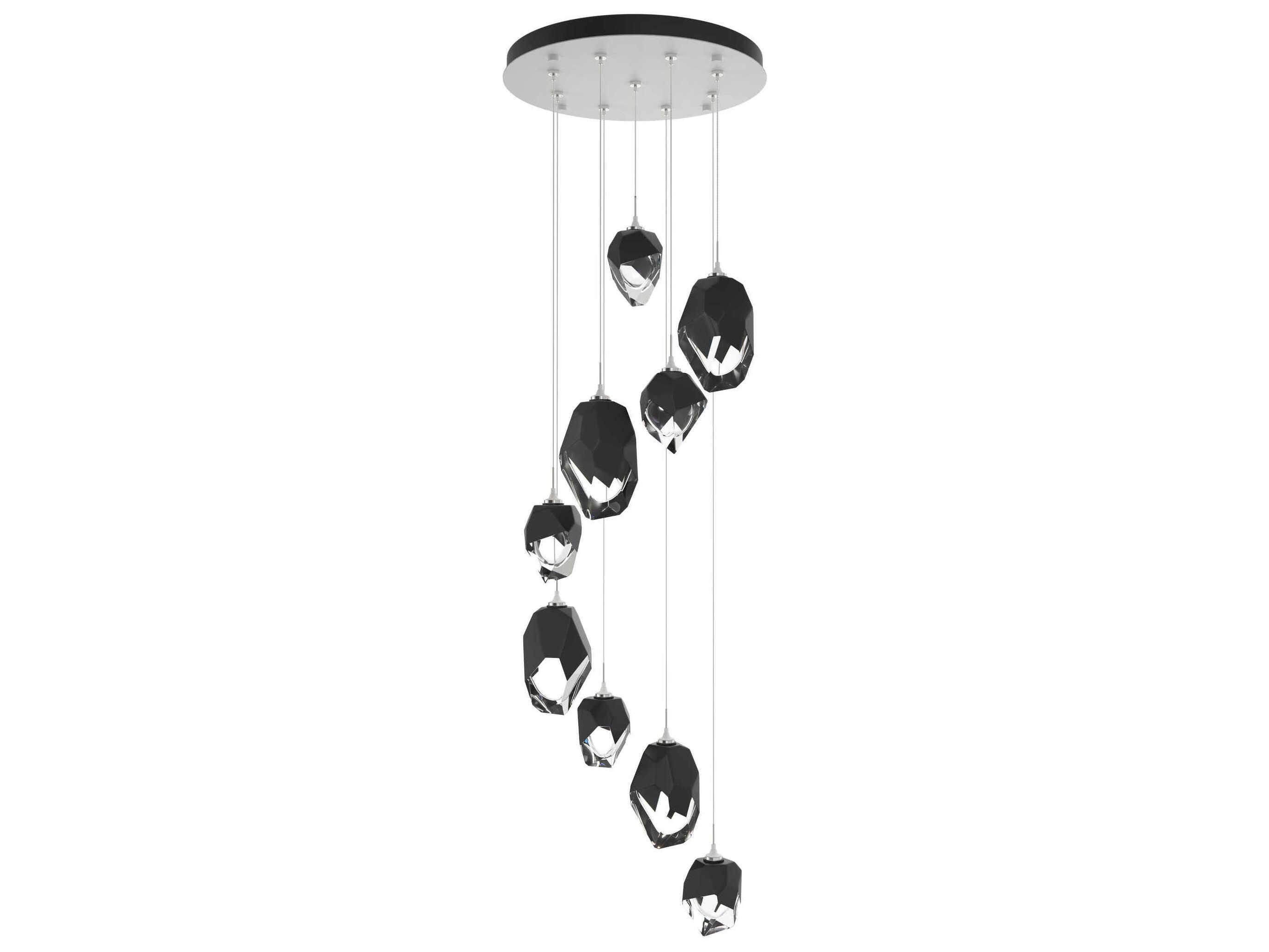 Hubbardton Forge Chrysalis 9-Light Crystal Glass Pendant