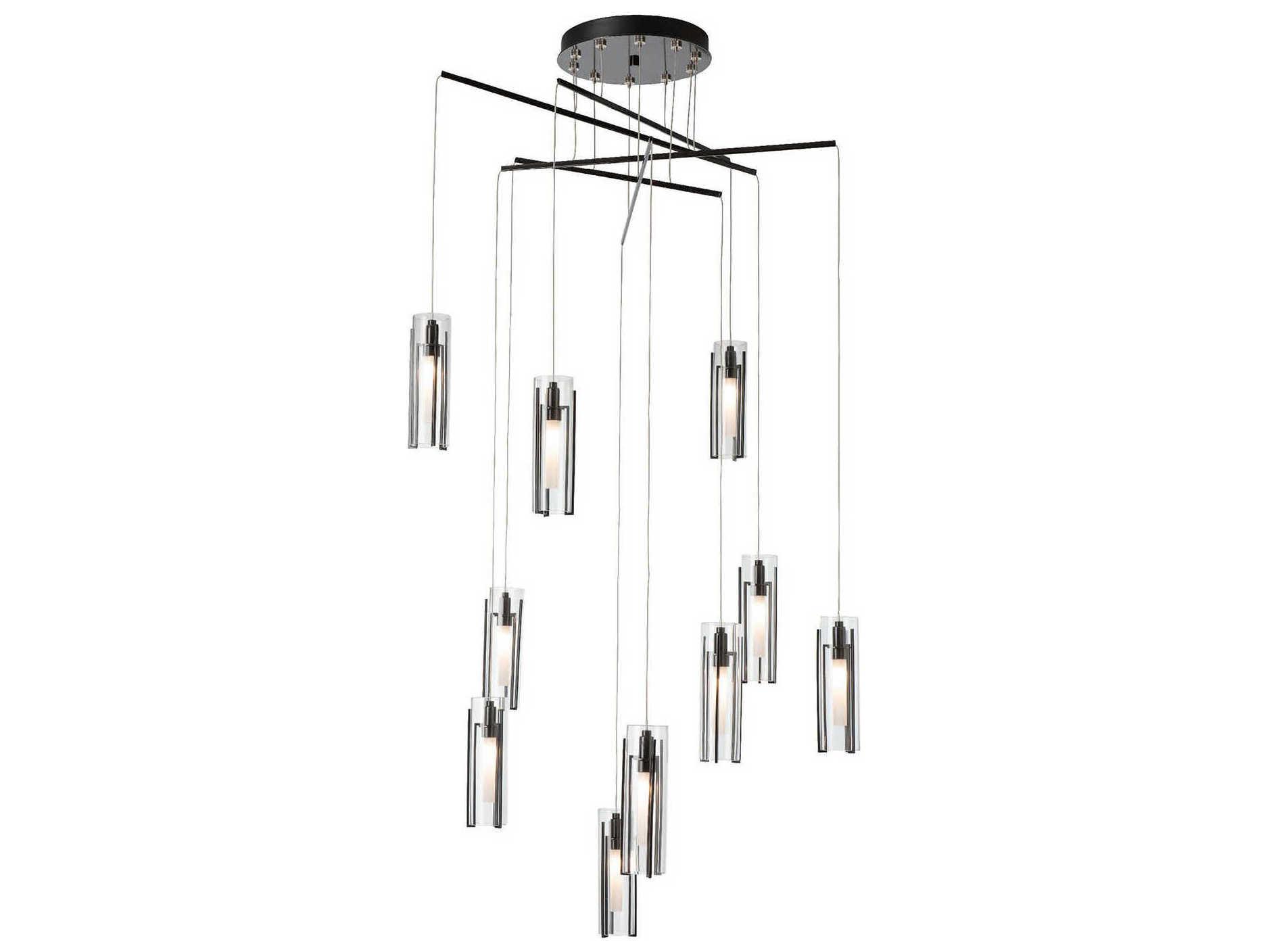 Hubbardton Forge Exos 10-Light Cylinder Linear Pendant