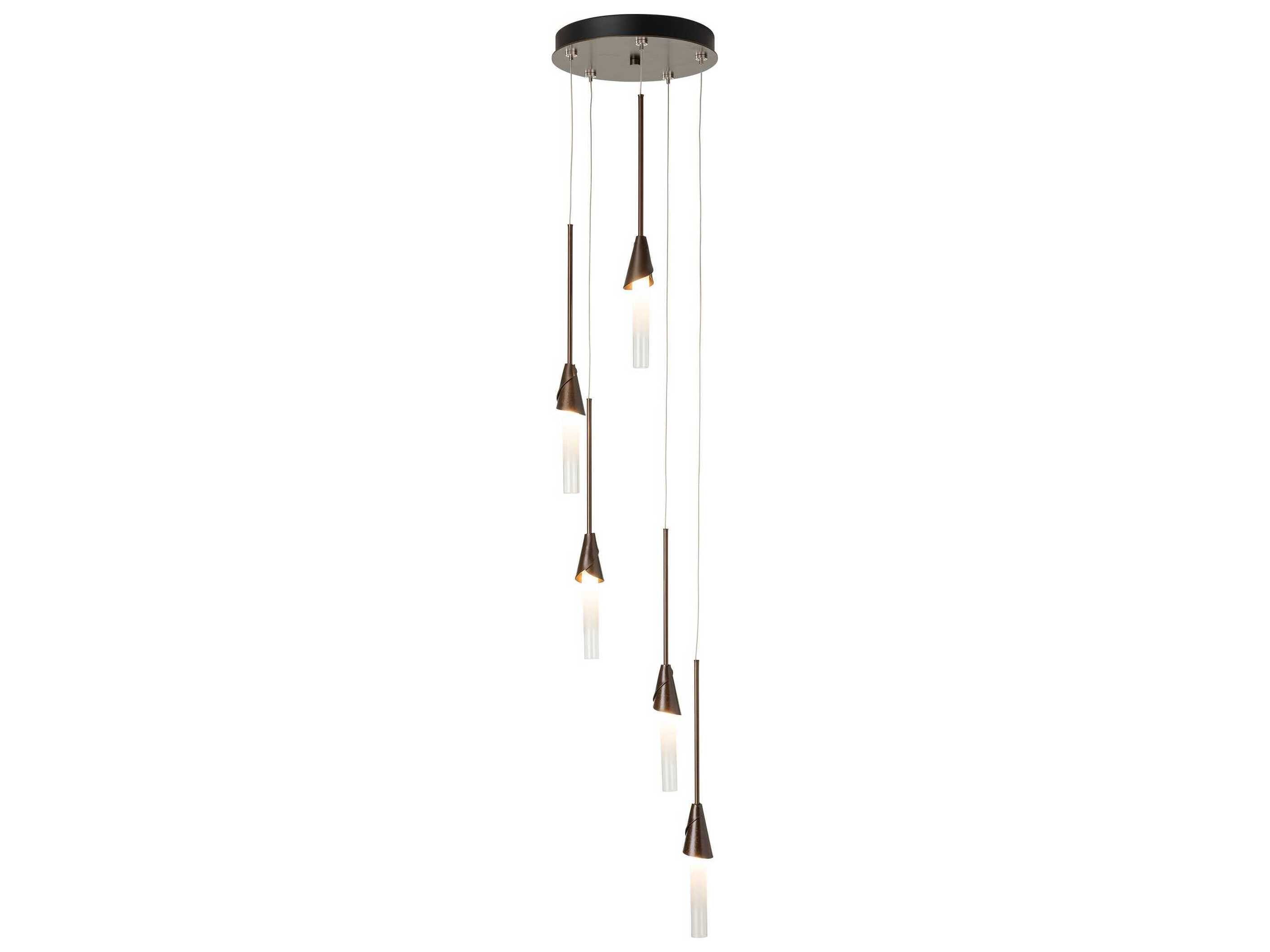 Hubbardton Forge Lilium 5-Light Cylinder Mini Pendant