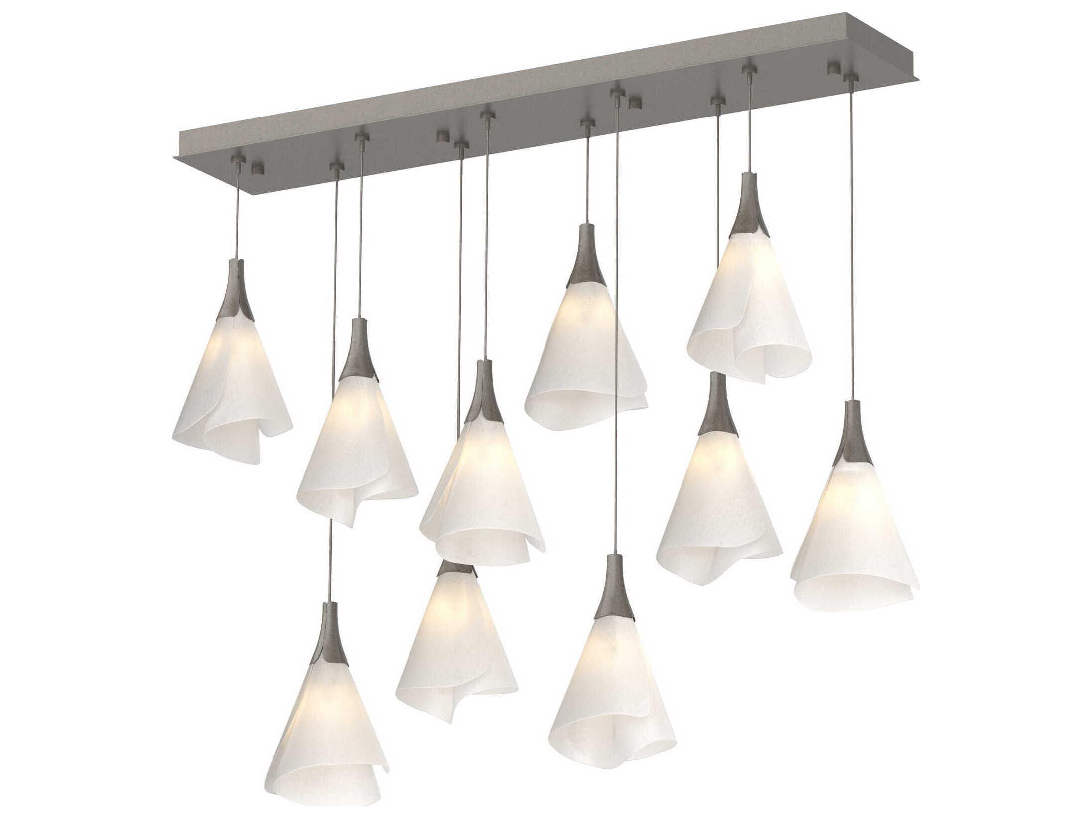 Hubbardton Forge Mobius 10-Light Linear Island Pendant