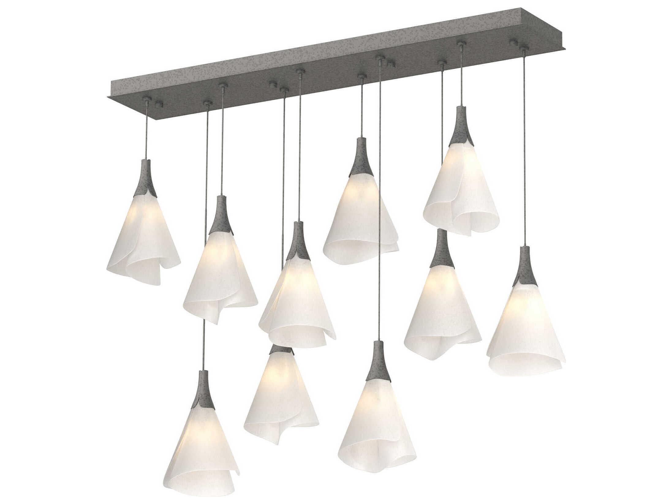 Hubbardton Forge Mobius 10-Light Linear Island Pendant