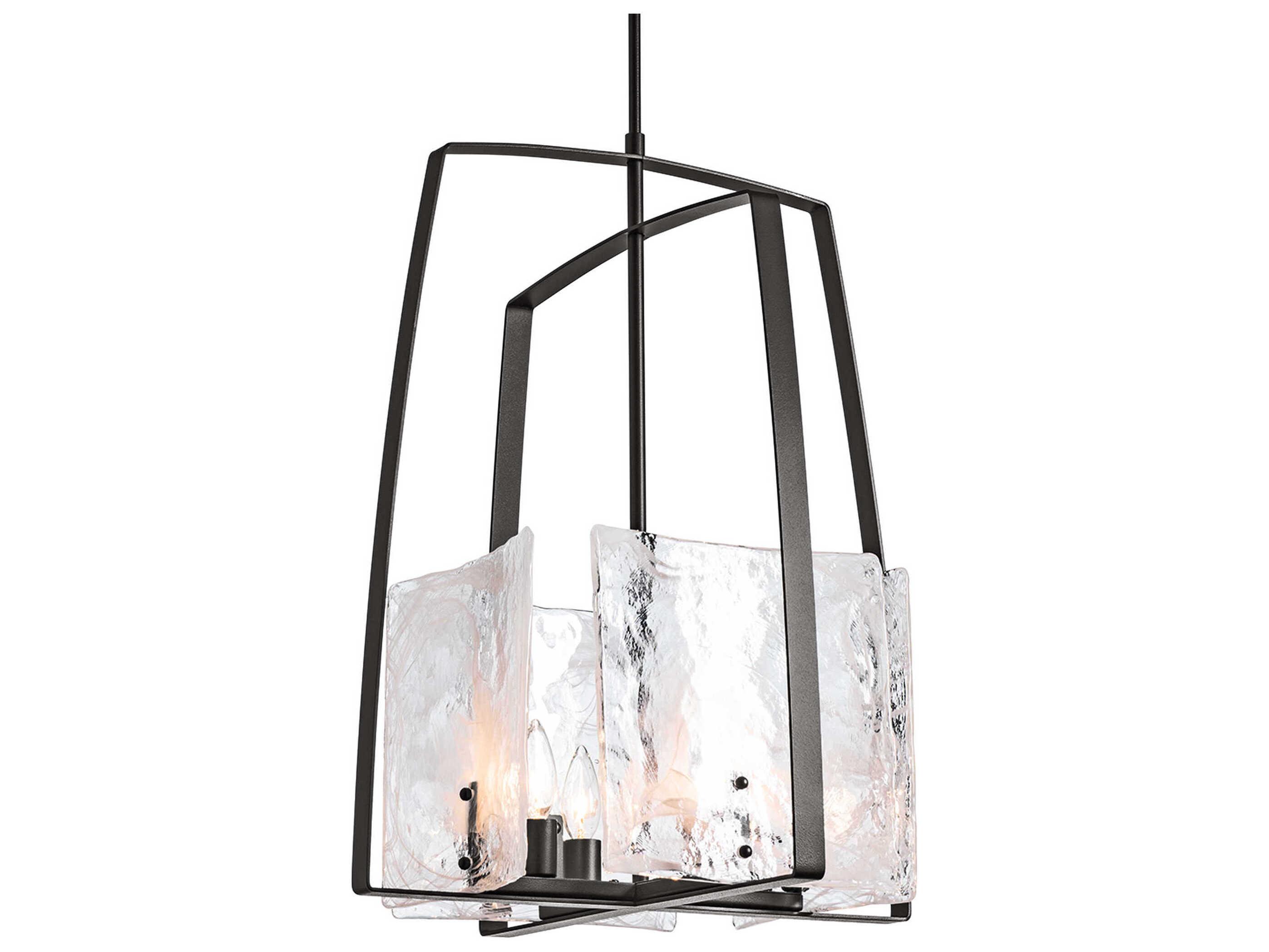 Hubbardton Forge Arc 4-Light Glass Geometric Pendant