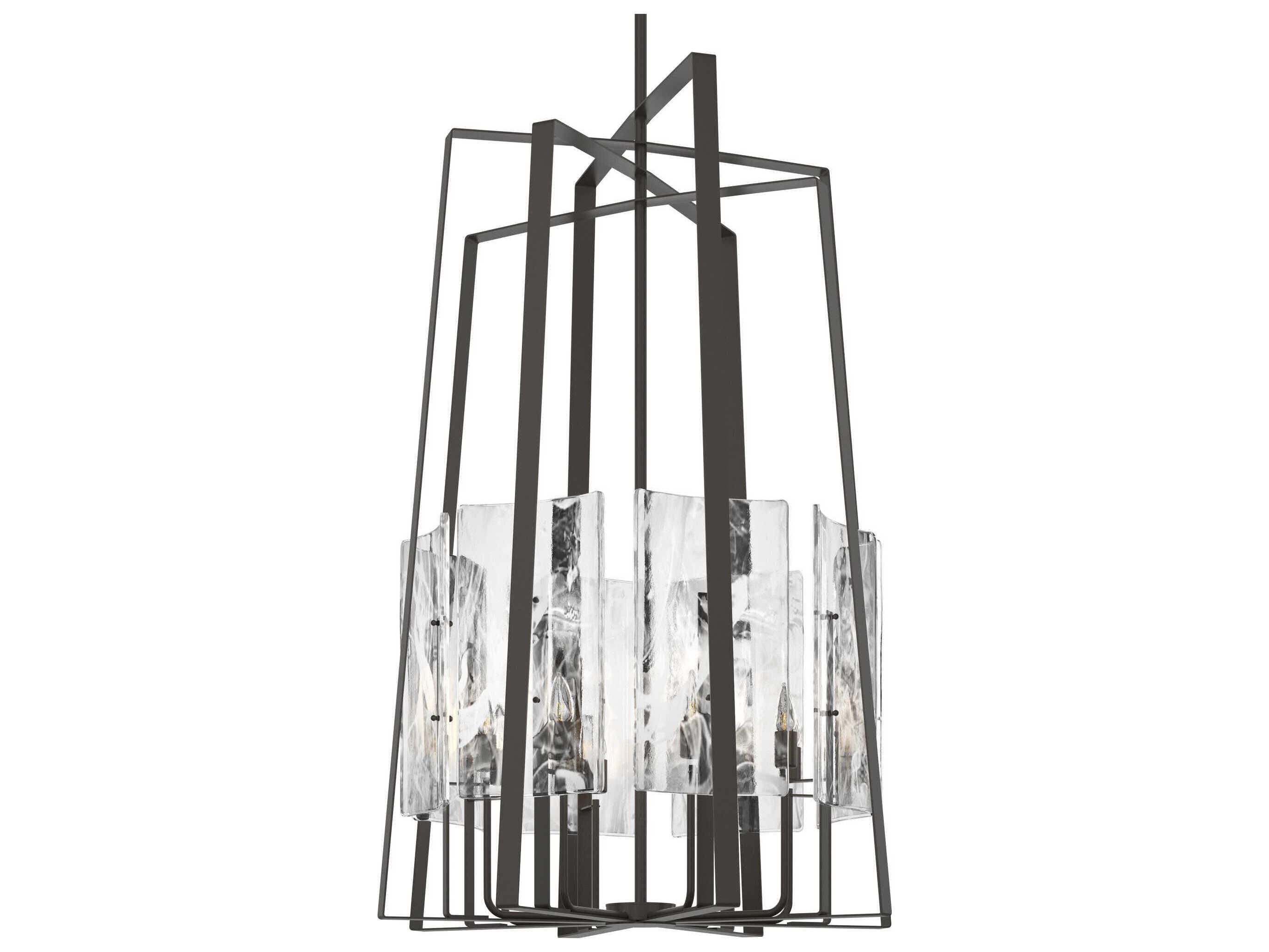 Hubbardton Forge Arc 8-Light Glass Geometric Pendant