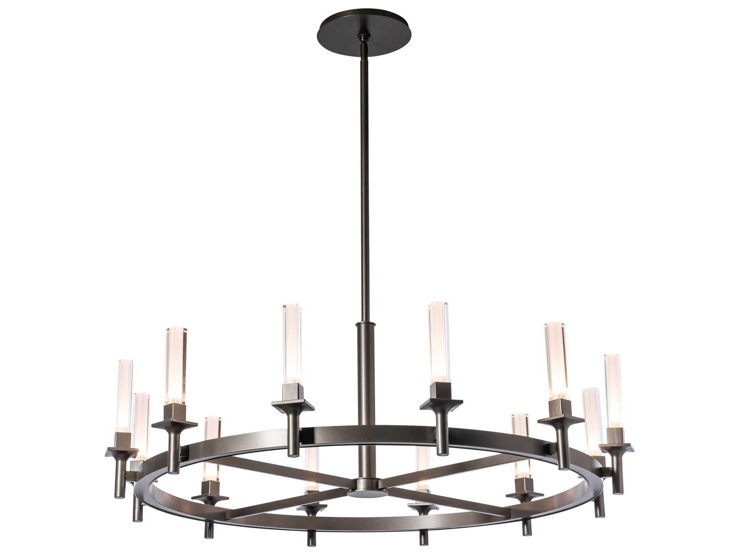 Hubbardton Forge Windsor 12-Light Round Chandelier