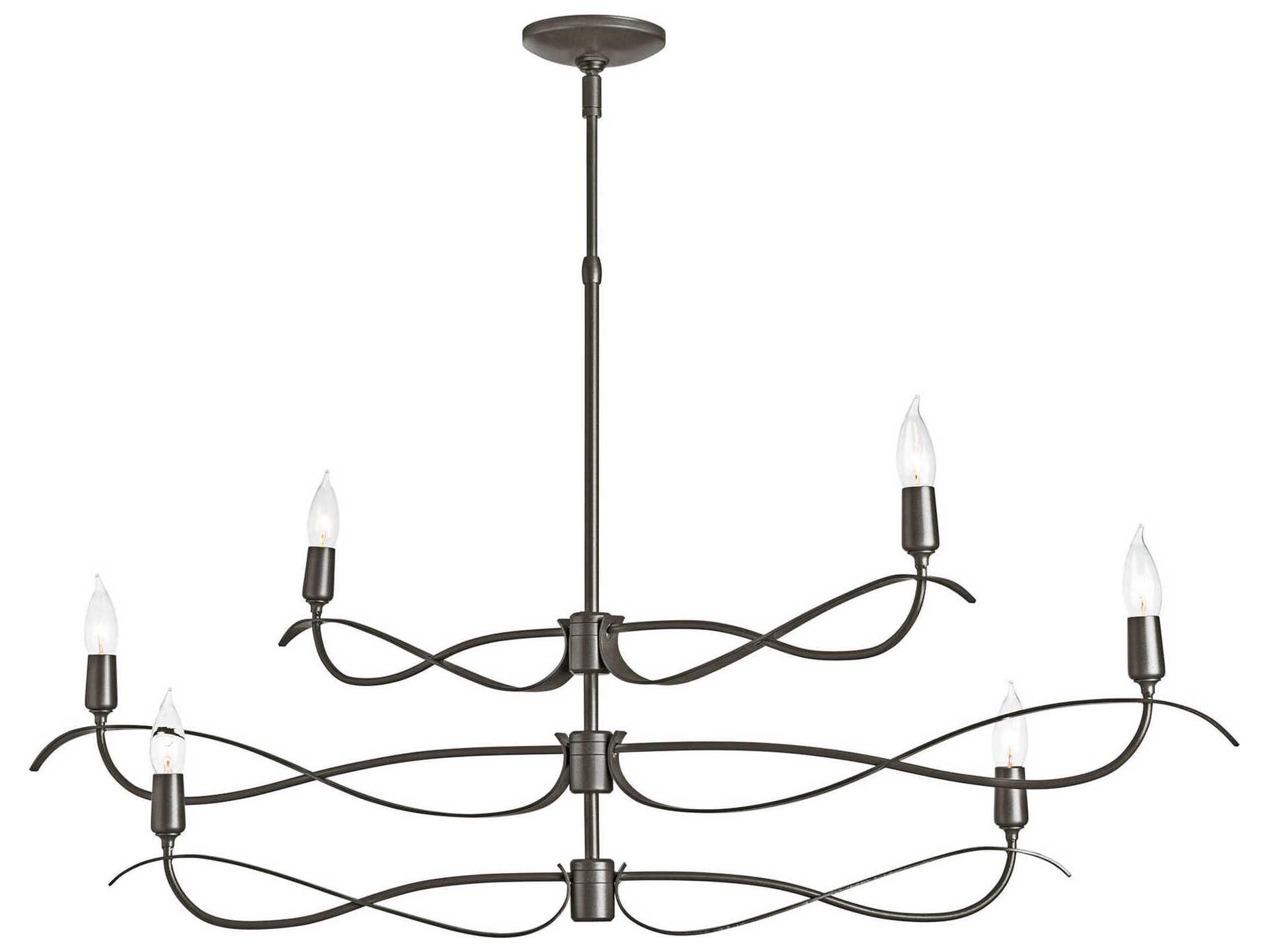 Hubbardton Forge Willow 6-Light Tiered Island Pendant