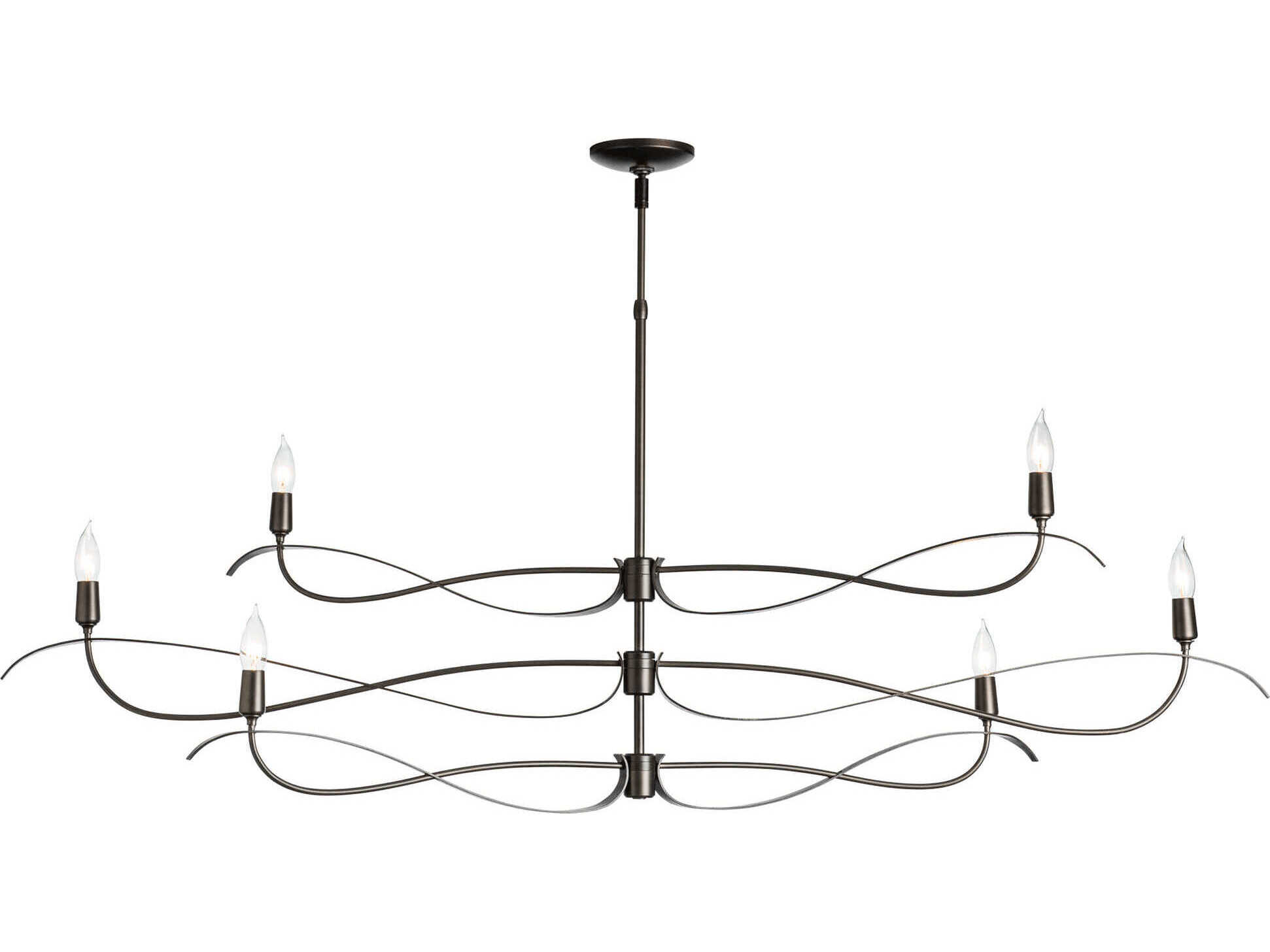 Hubbardton Forge Willow 6-Light Tiered Island Pendant