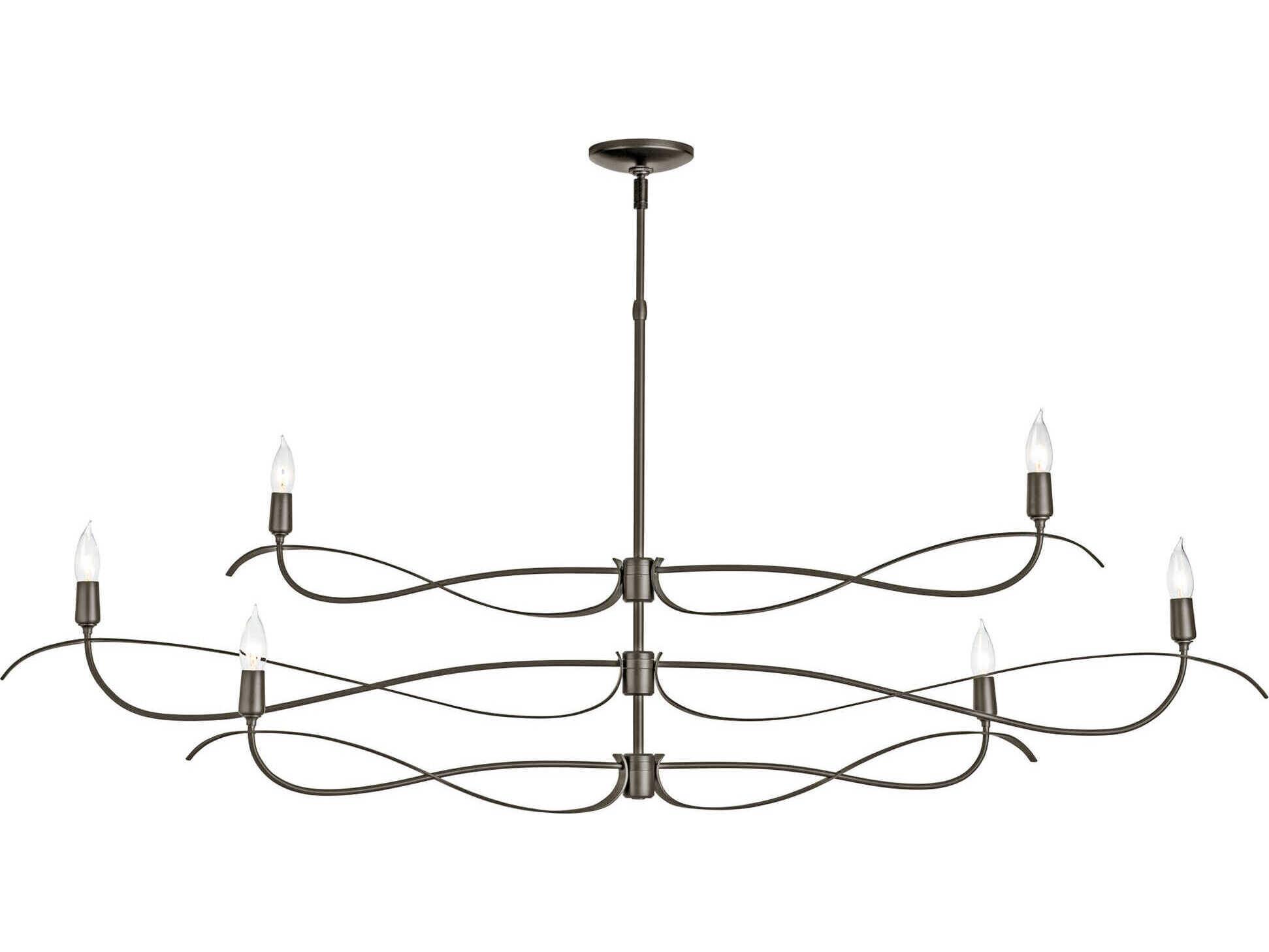 Hubbardton Forge Willow 6-Light Tiered Island Pendant