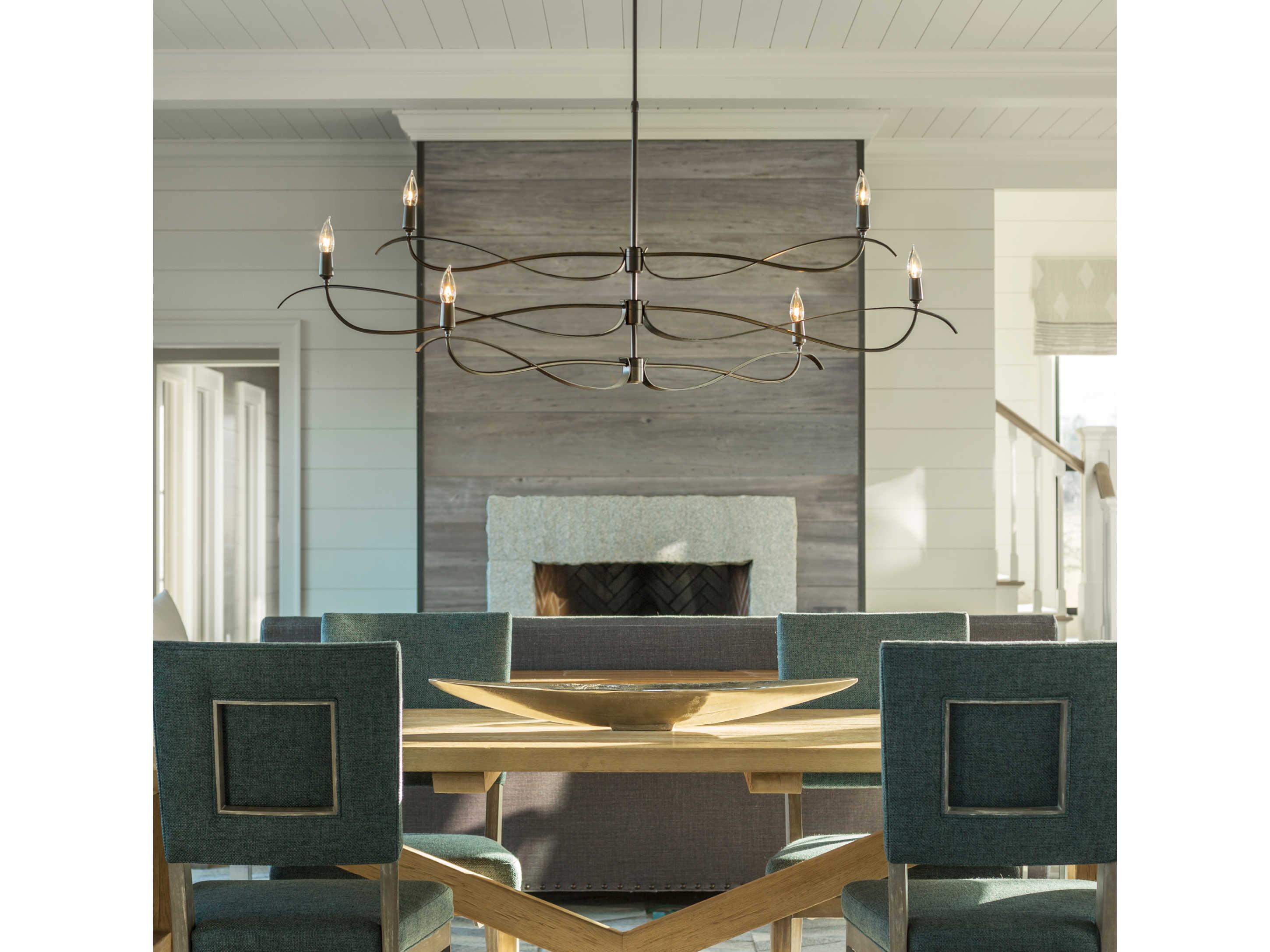 Hubbardton Forge Willow 6-Light Tiered Island Pendant