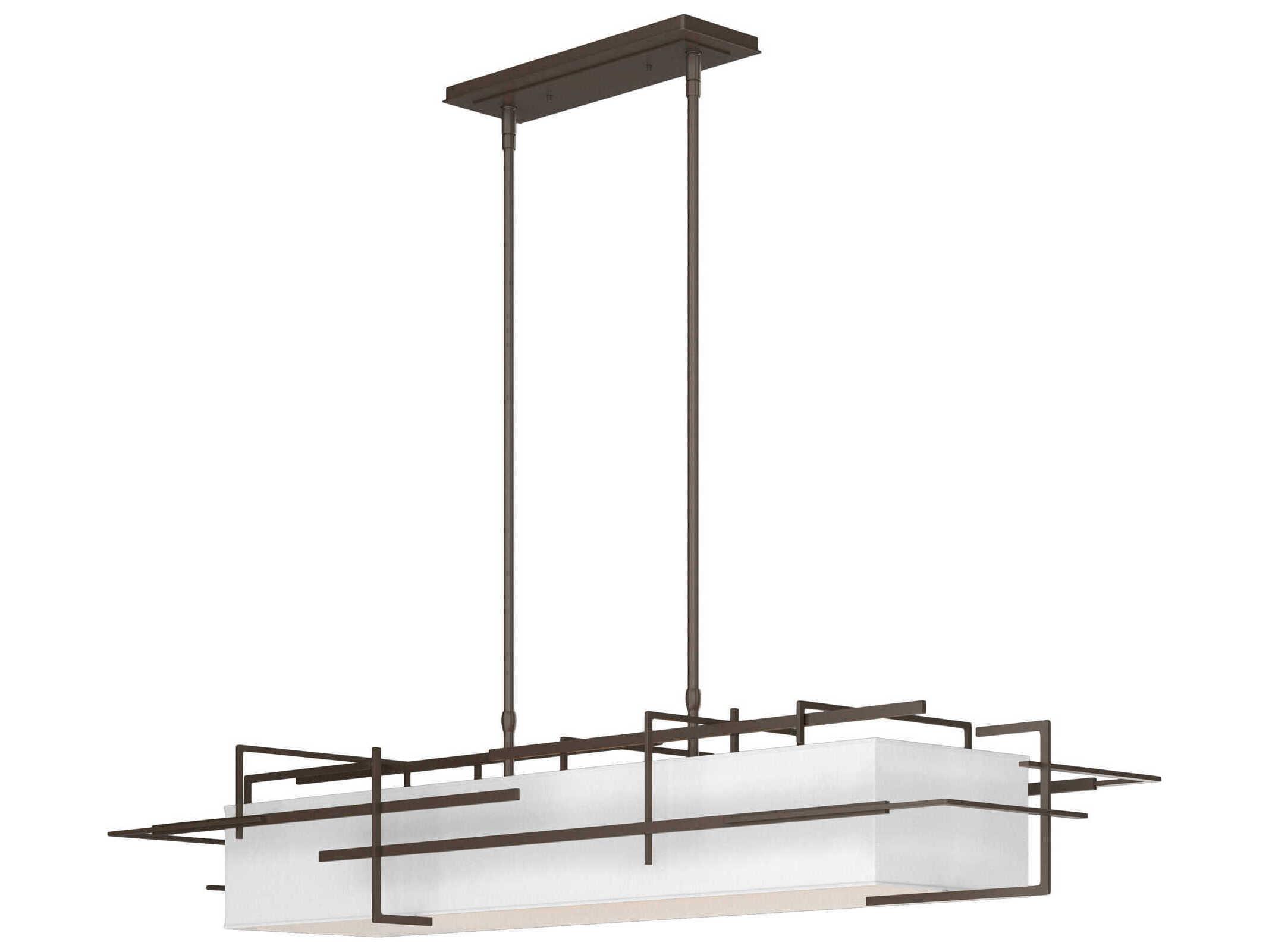 Hubbardton Forge Etch 4-Light Geometric Island Pendant