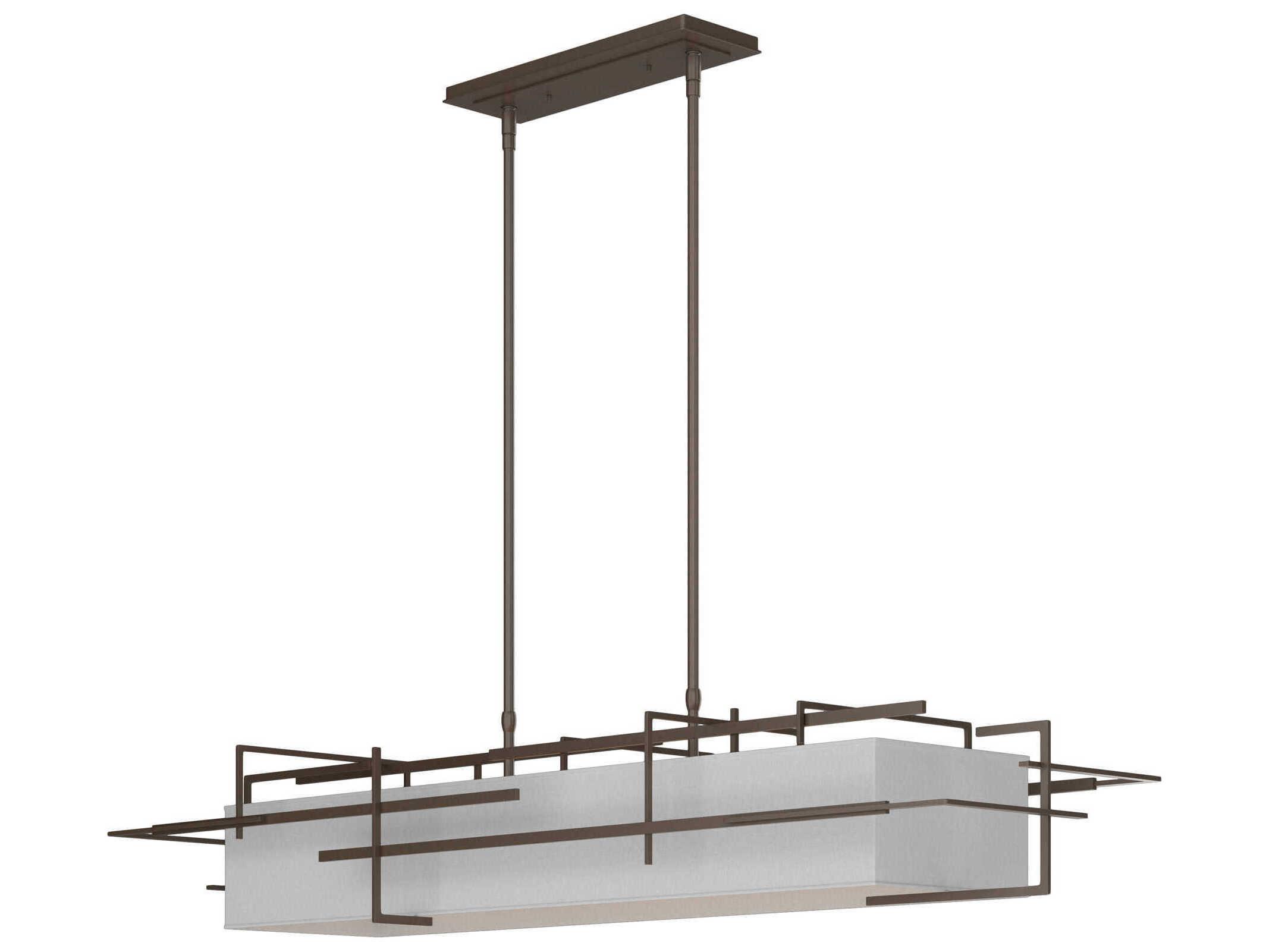 Hubbardton Forge Etch 4-Light Geometric Island Pendant