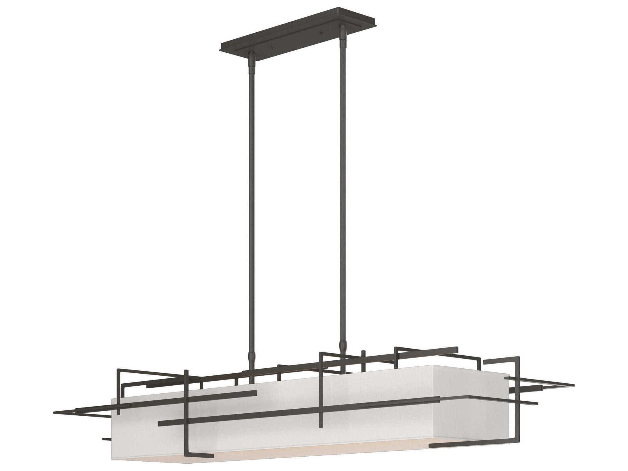 Hubbardton Forge Etch 4-Light Geometric Island Pendant
