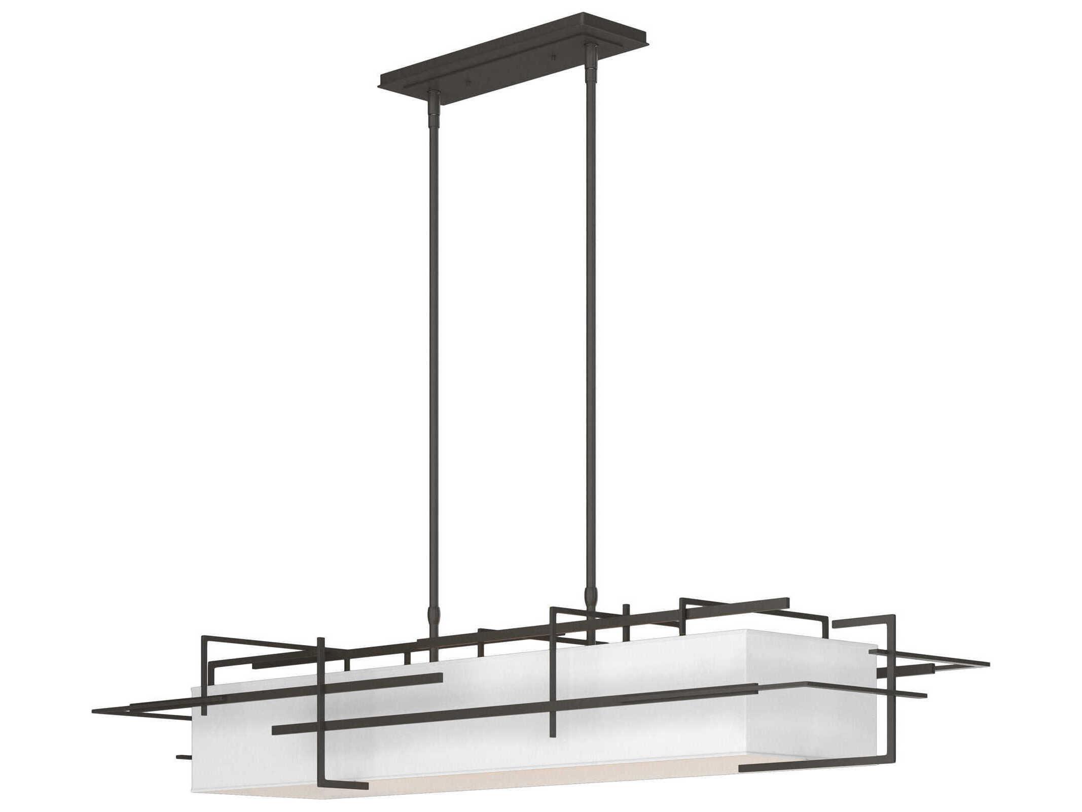 Hubbardton Forge Etch 4-Light Geometric Island Pendant