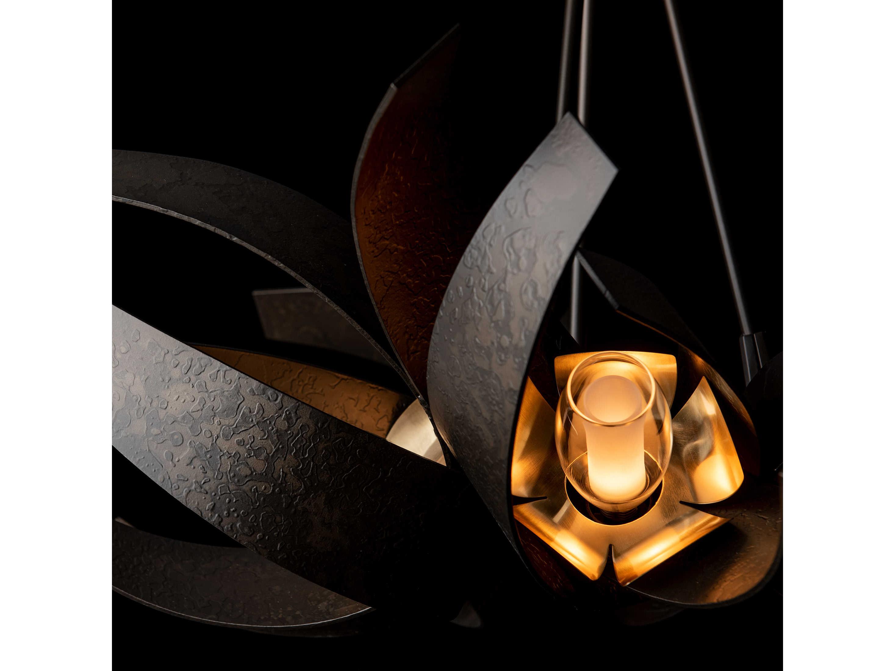Hubbardton Forge Corona 6-Light Glass Pendant