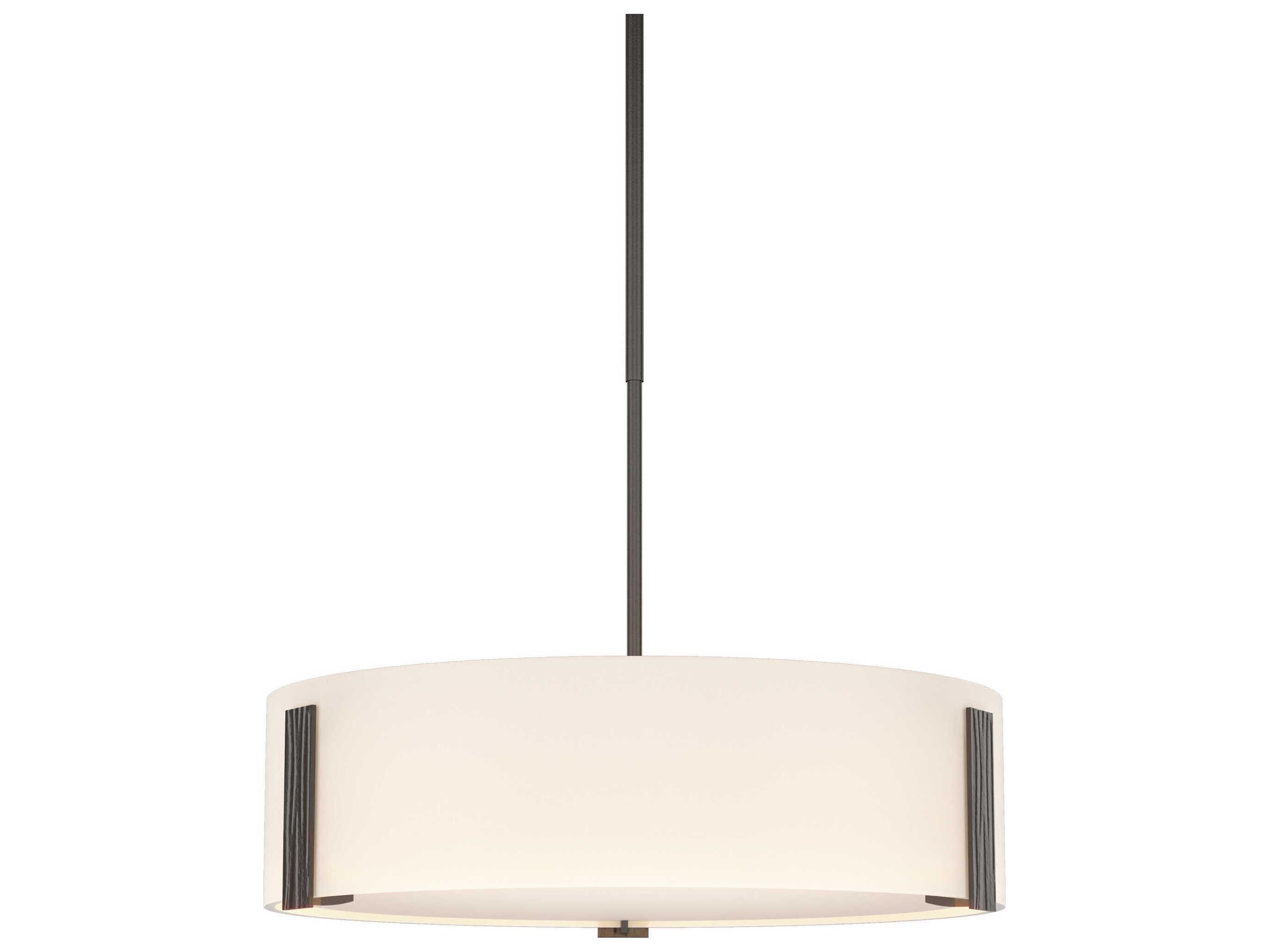 Hubbardton Forge Impressions 3-Light Glass Drum Pendant