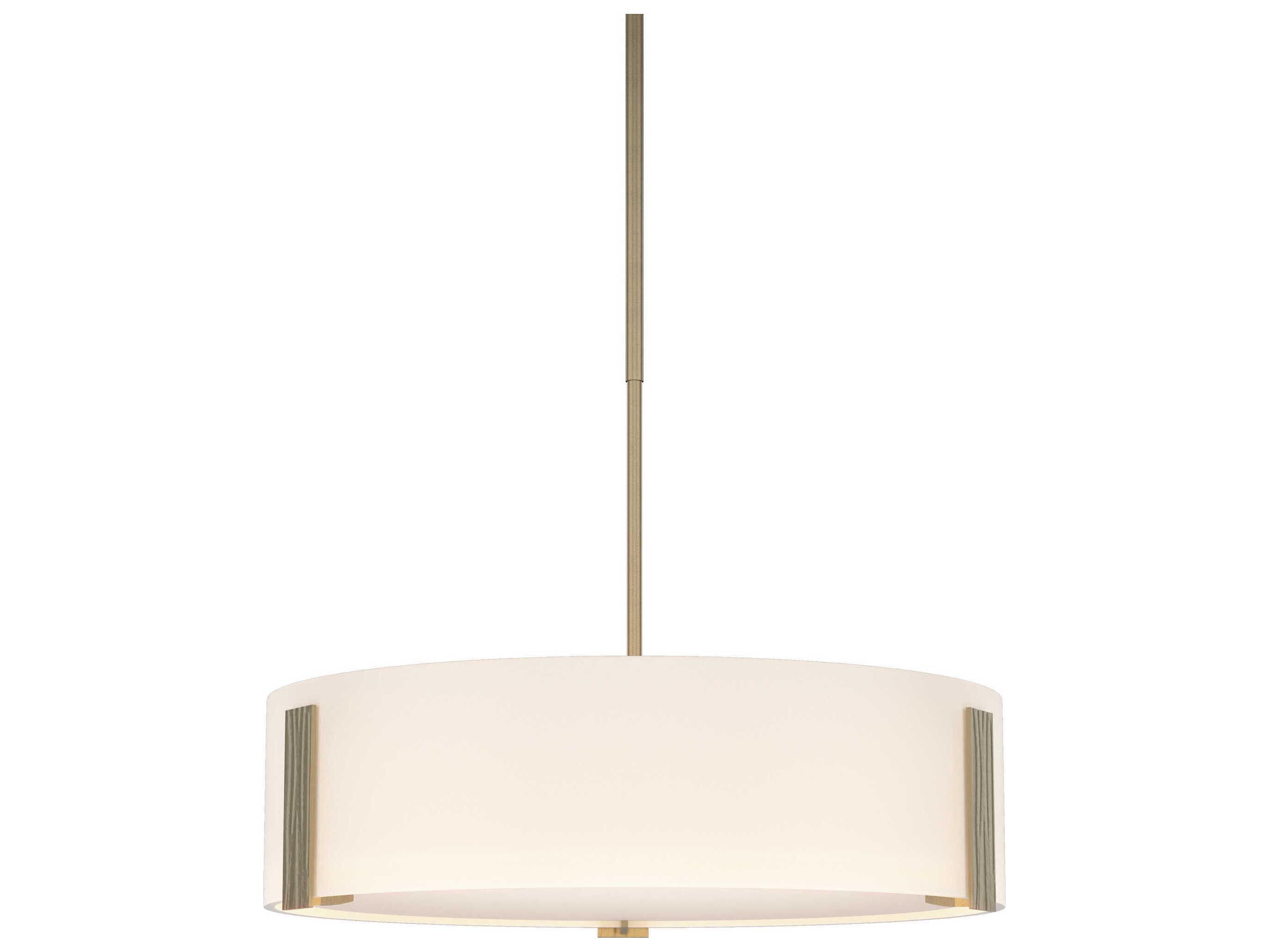 Hubbardton Forge Impressions 3-Light Glass Drum Pendant