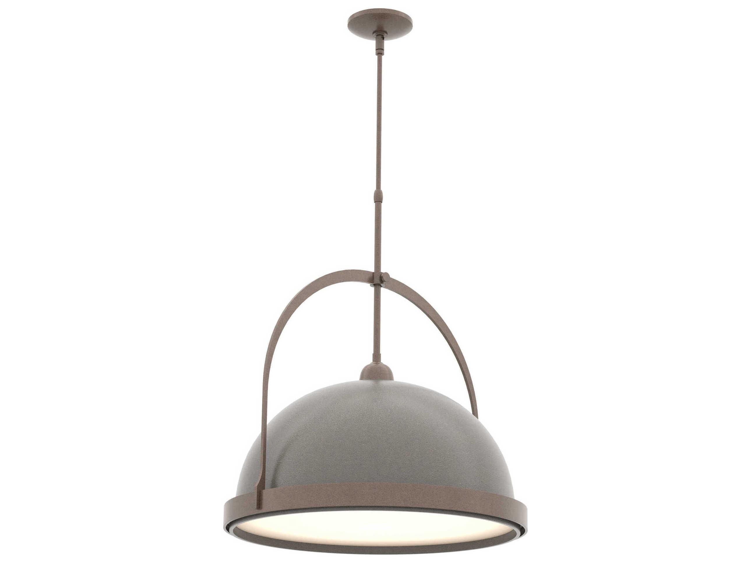 Hubbardton Forge Atlas 1-Light Glass Dome Pendant