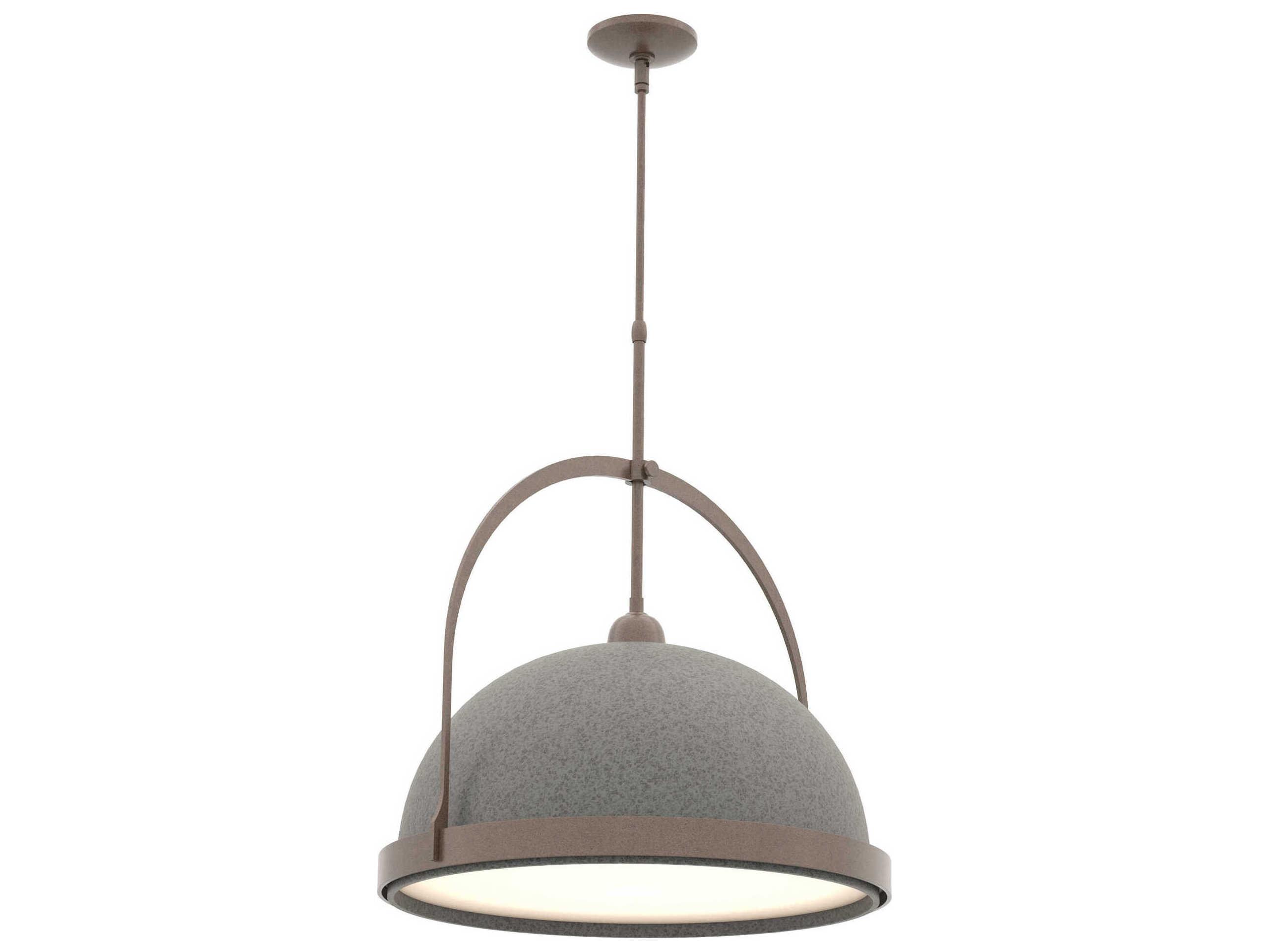 Hubbardton Forge Atlas 1-Light Glass Dome Pendant