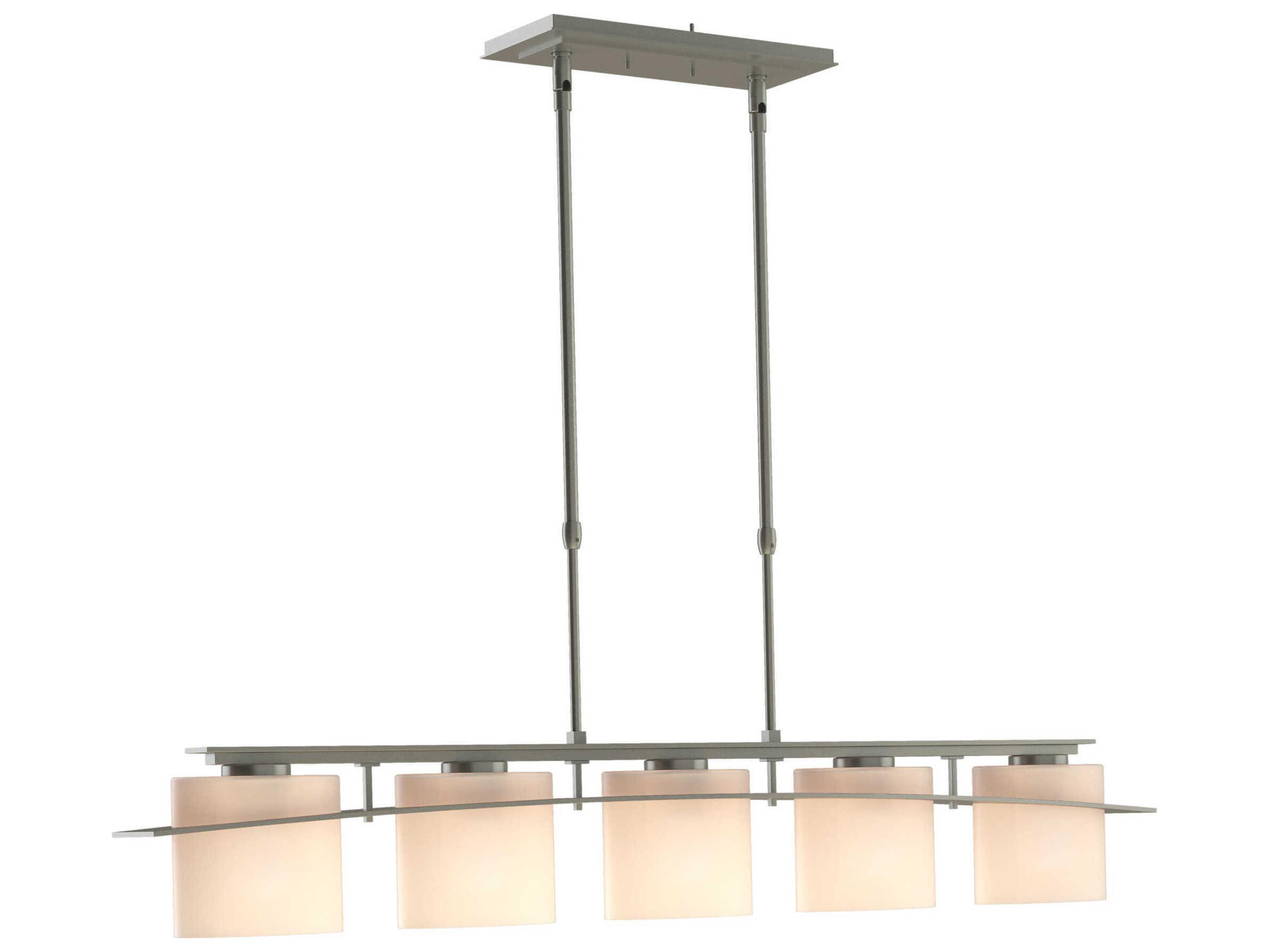 Hubbardton Forge Ellipse 5-Light Glass Linear Island Pendant