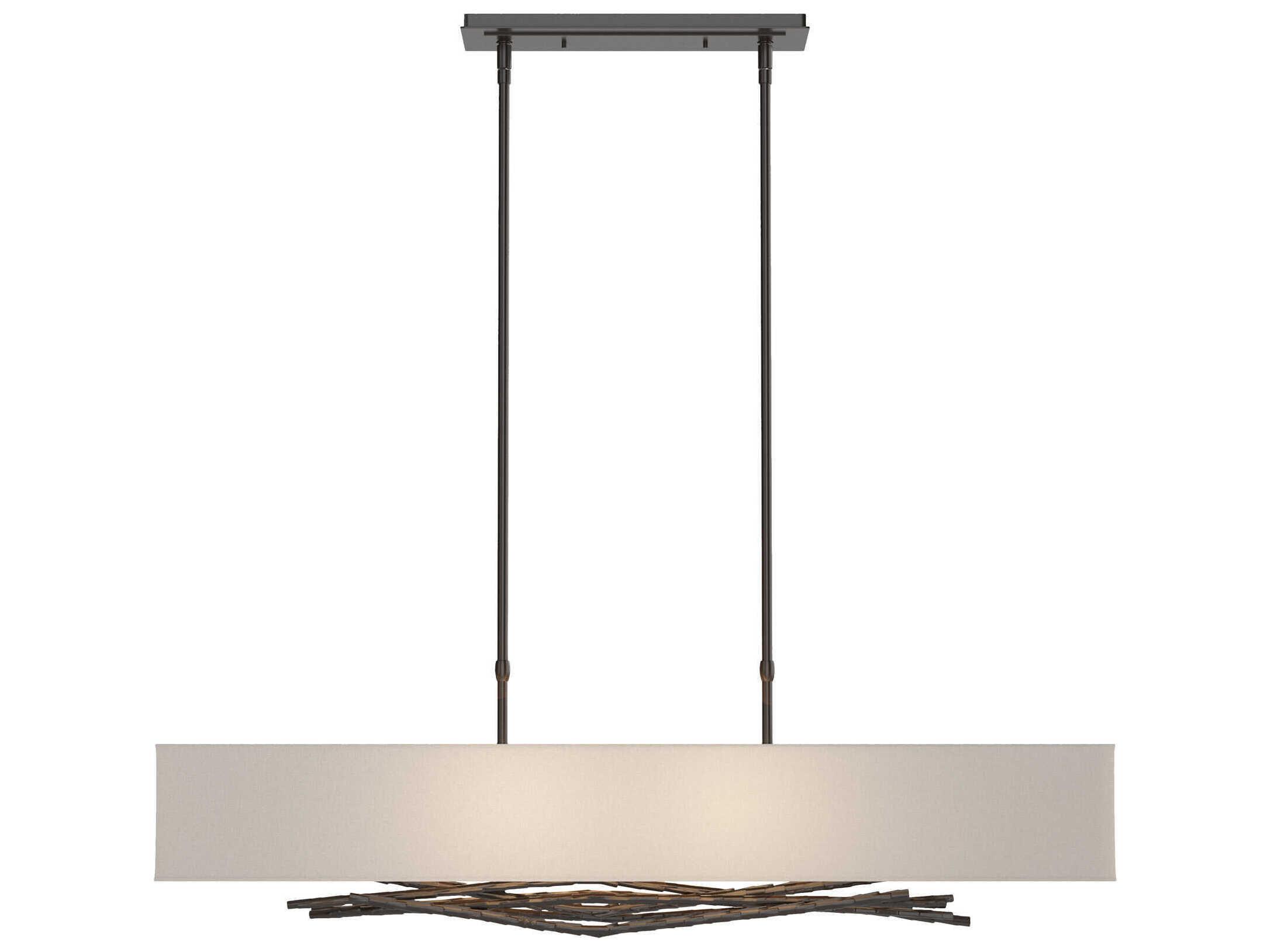 Hubbardton Forge Brindille 4-Light Steel Linear Island Pendant