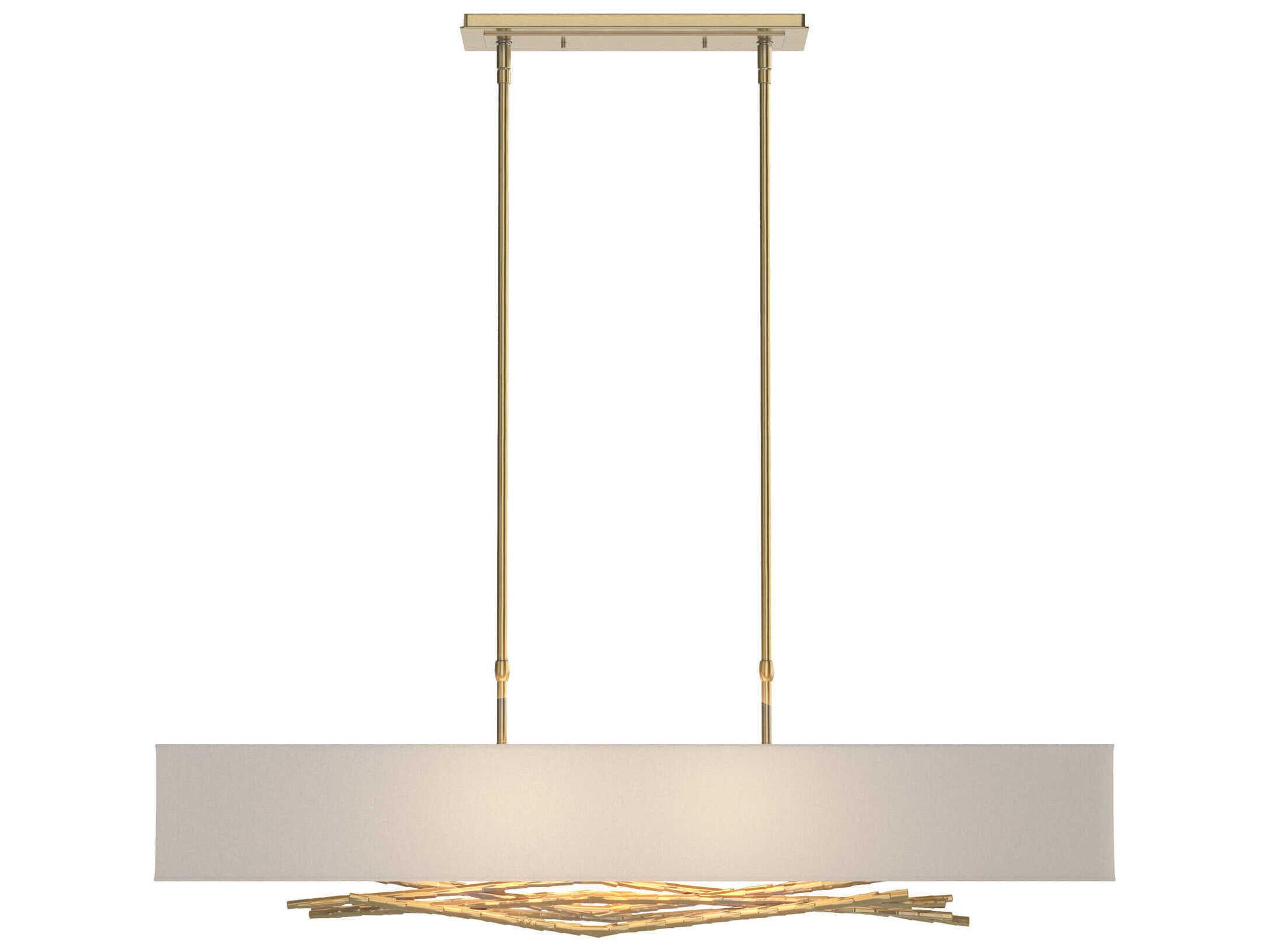 Hubbardton Forge Brindille 4-Light Steel Linear Island Pendant