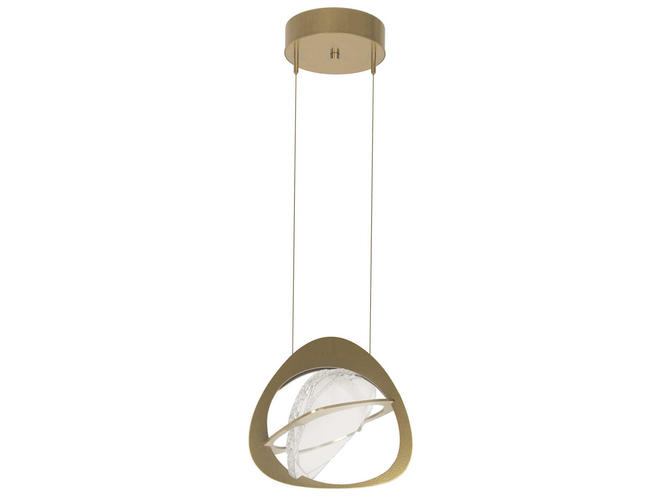 Hubbardton Forge Venn 1-Light Glass LED Geometric Mini Pendant