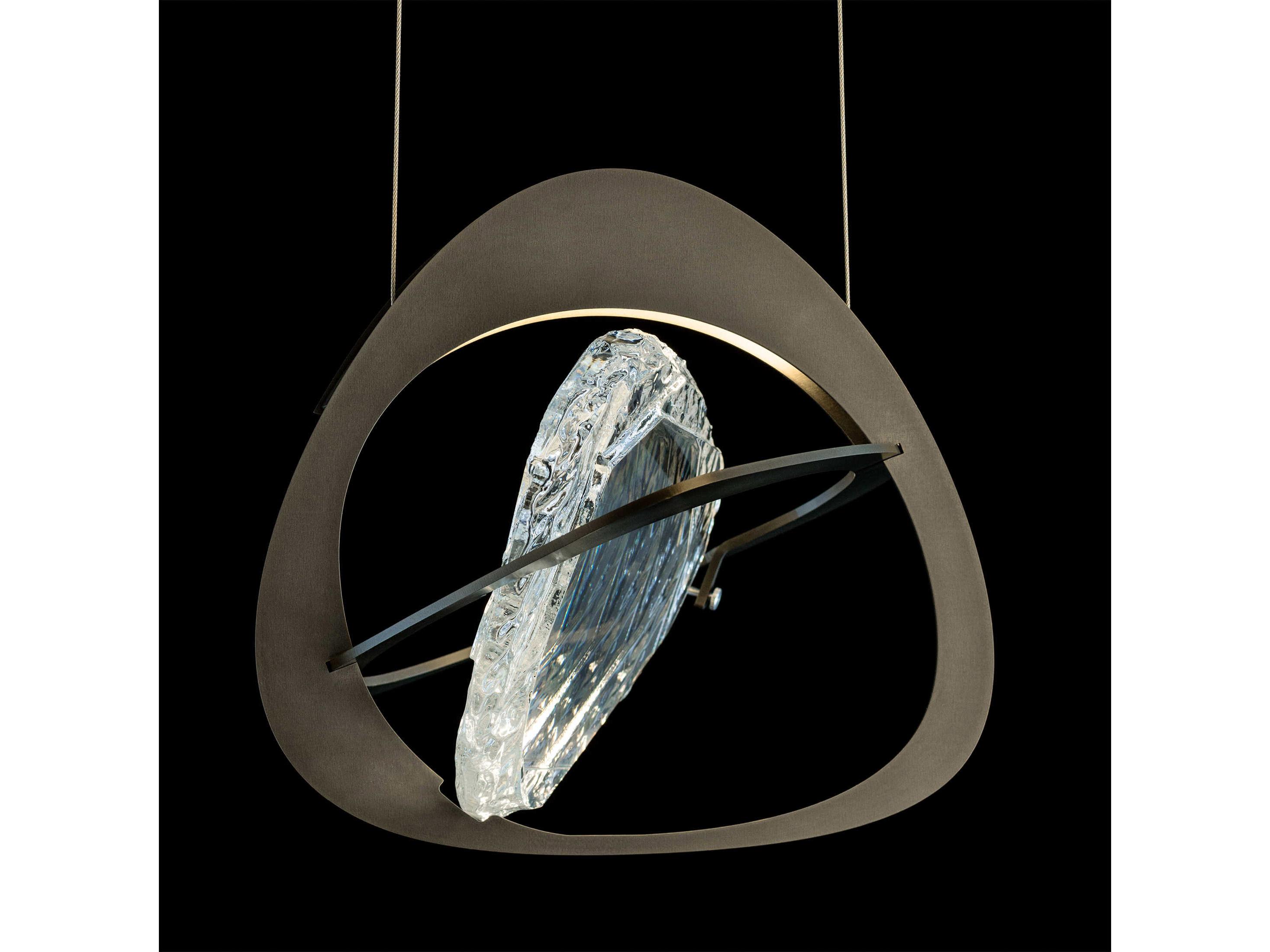 Hubbardton Forge Venn 1-Light Glass LED Geometric Mini Pendant