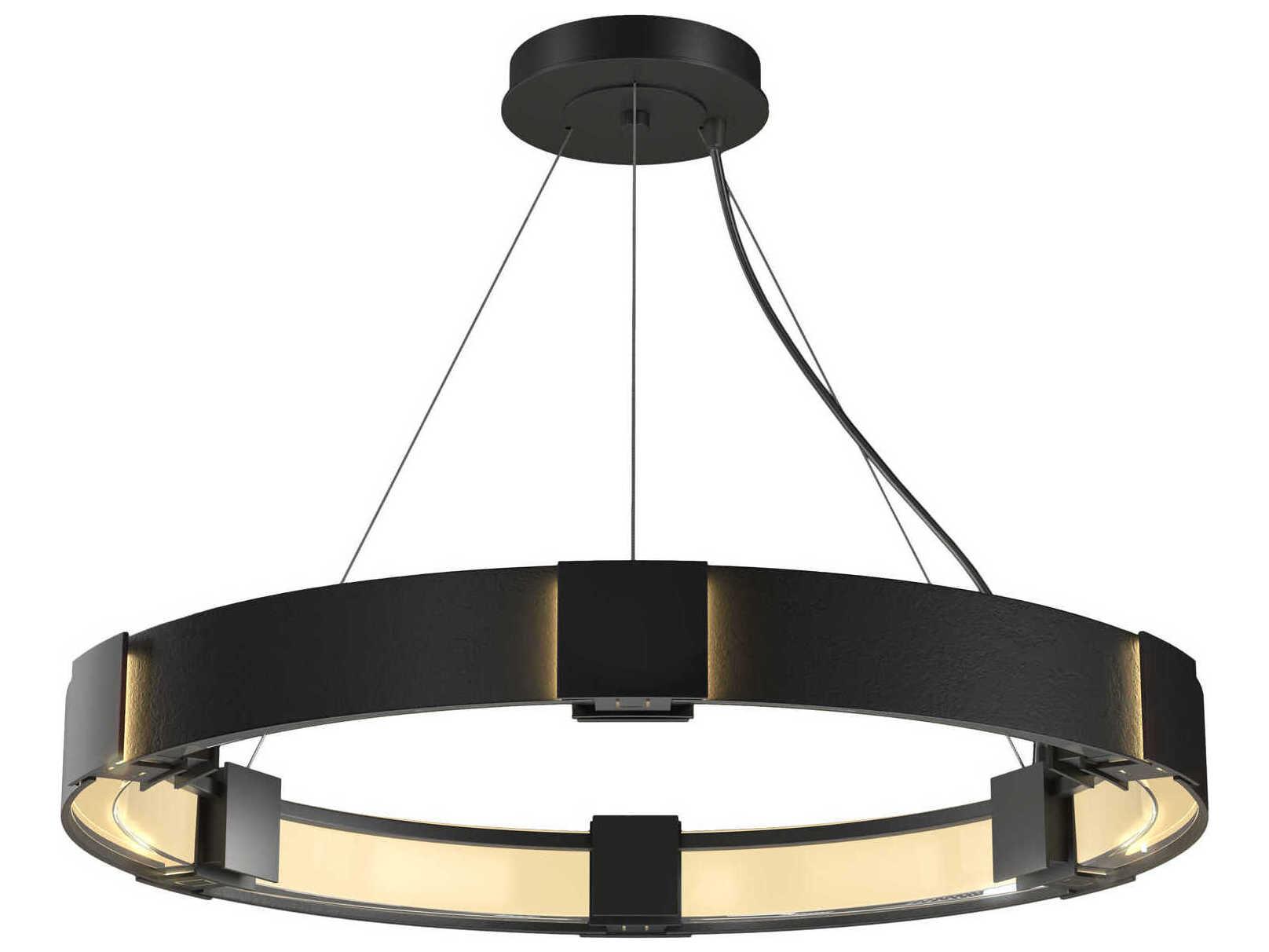 Hubbardton Forge Aura 6-Light Glass Round Pendant