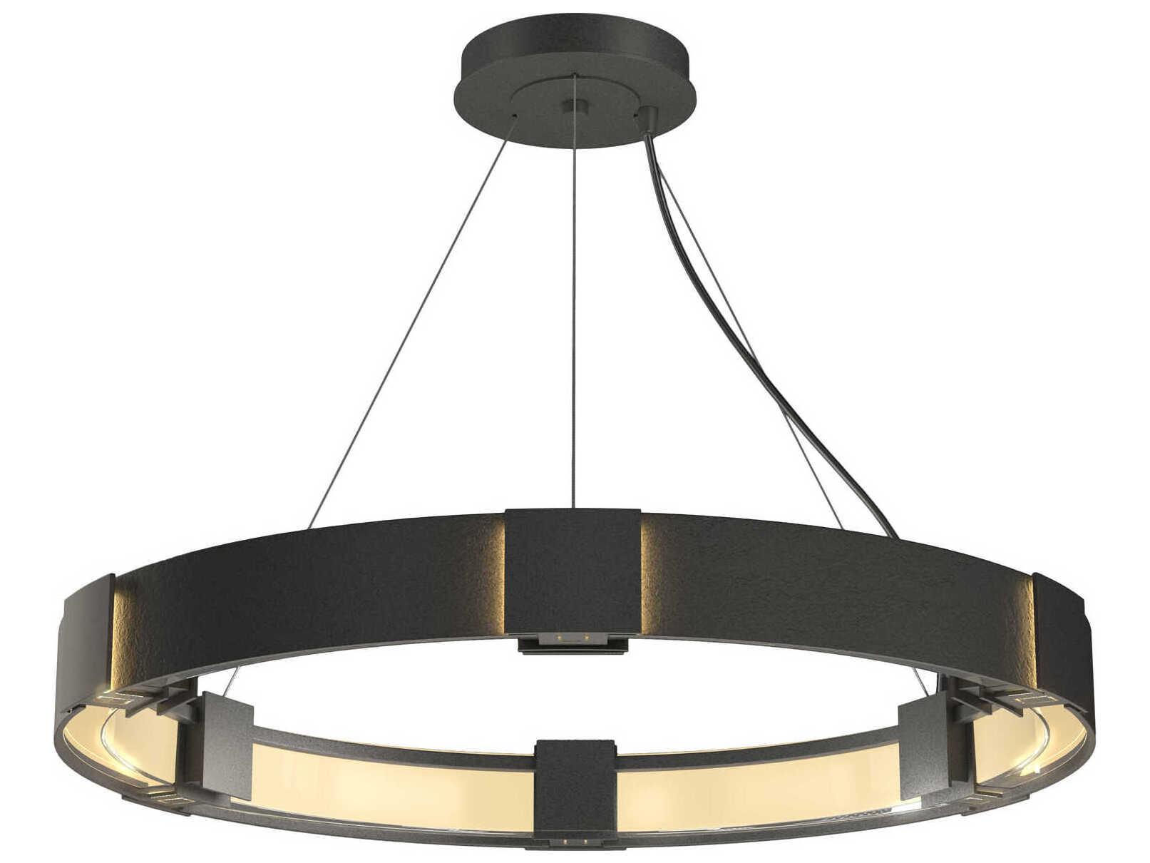Hubbardton Forge Aura 6-Light Glass Round Pendant