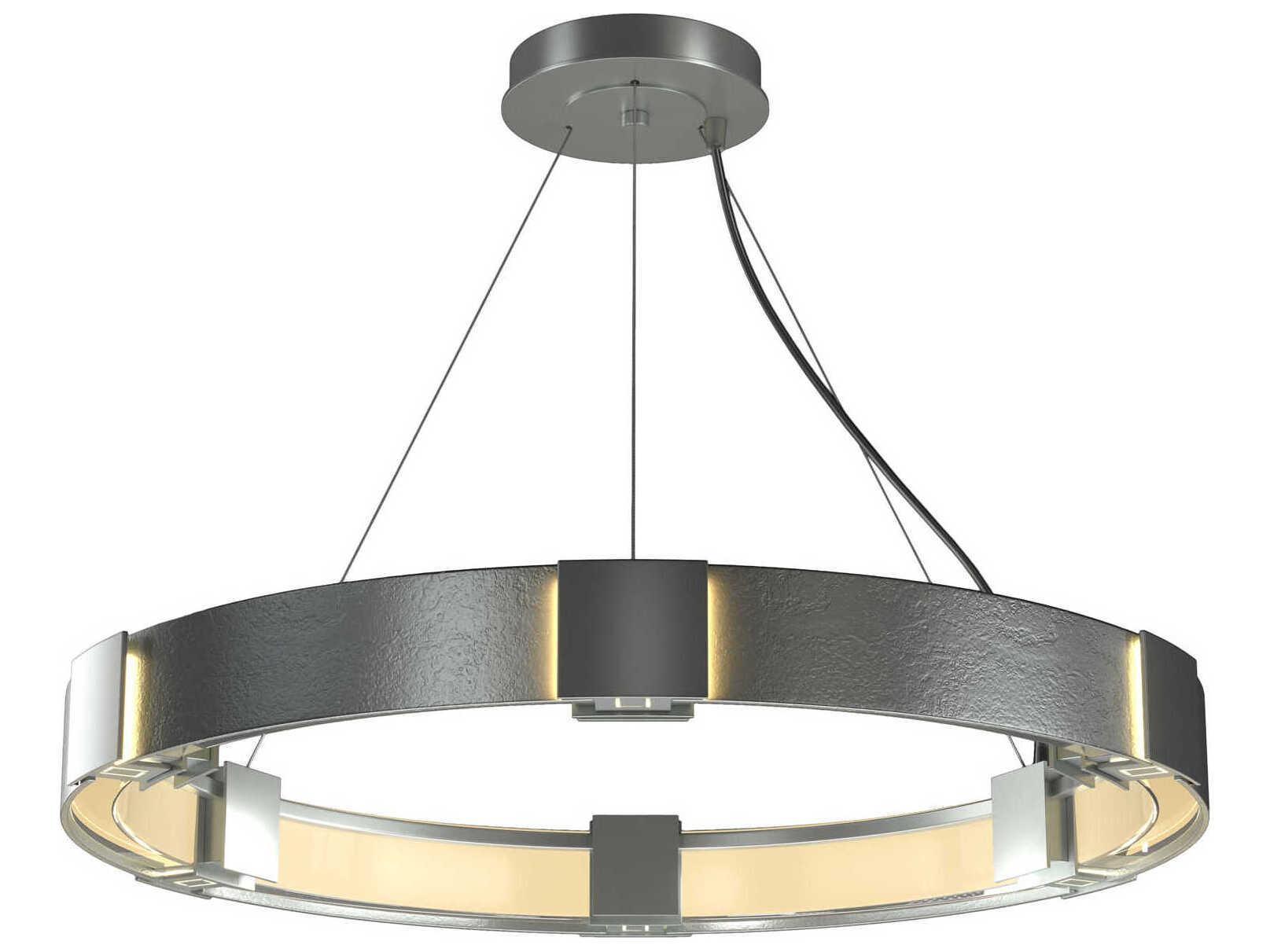 Hubbardton Forge Aura 6-Light Glass Round Pendant