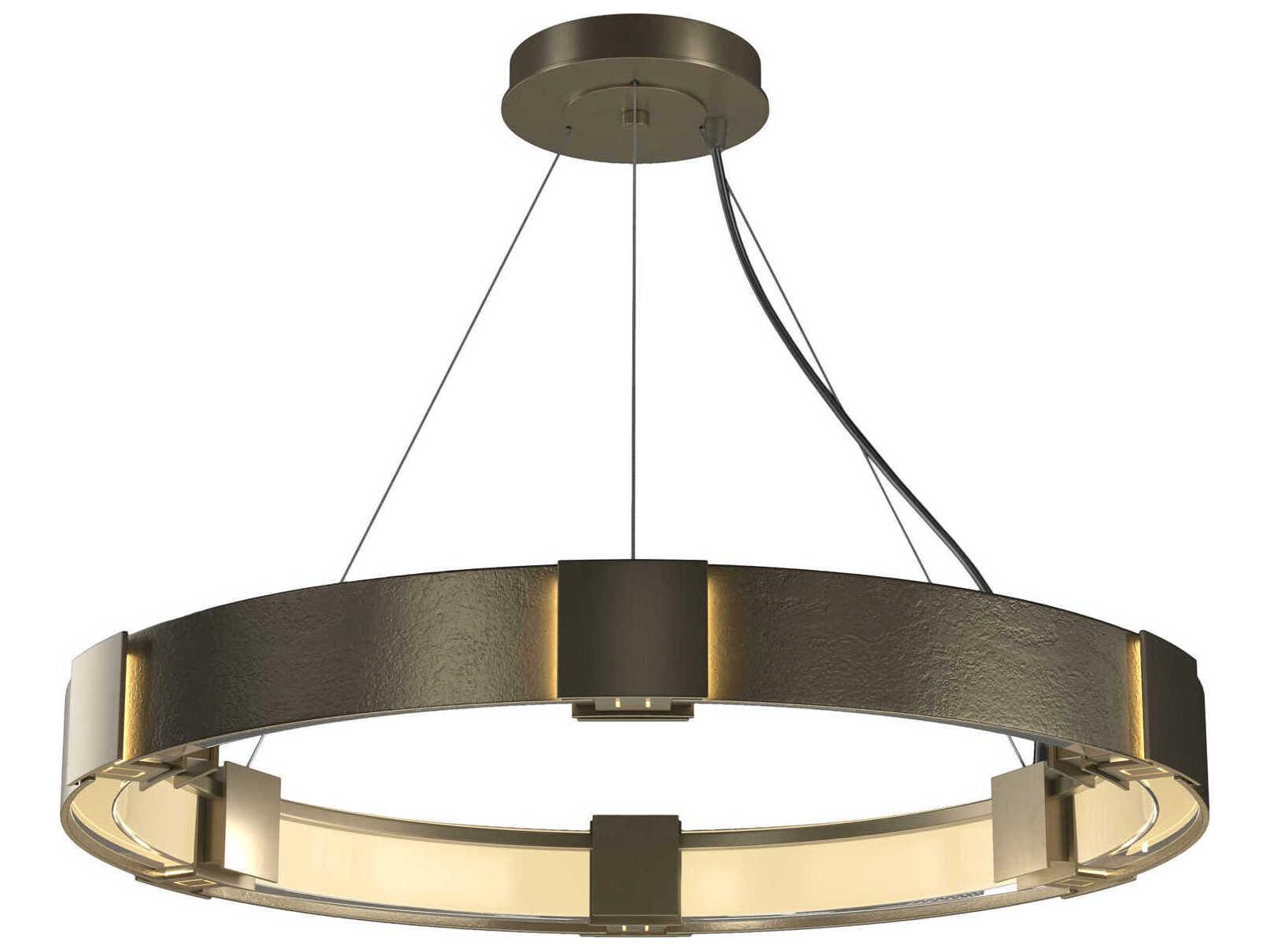 Hubbardton Forge Aura 6-Light Glass Round Pendant