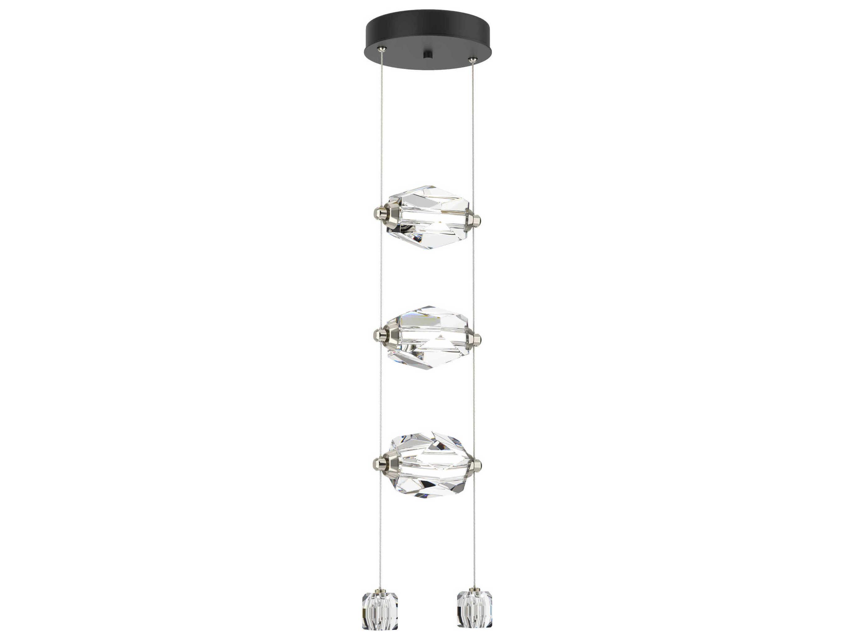 Hubbardton Forge Gatsby 3-Light Crystal LED Mini Pendant